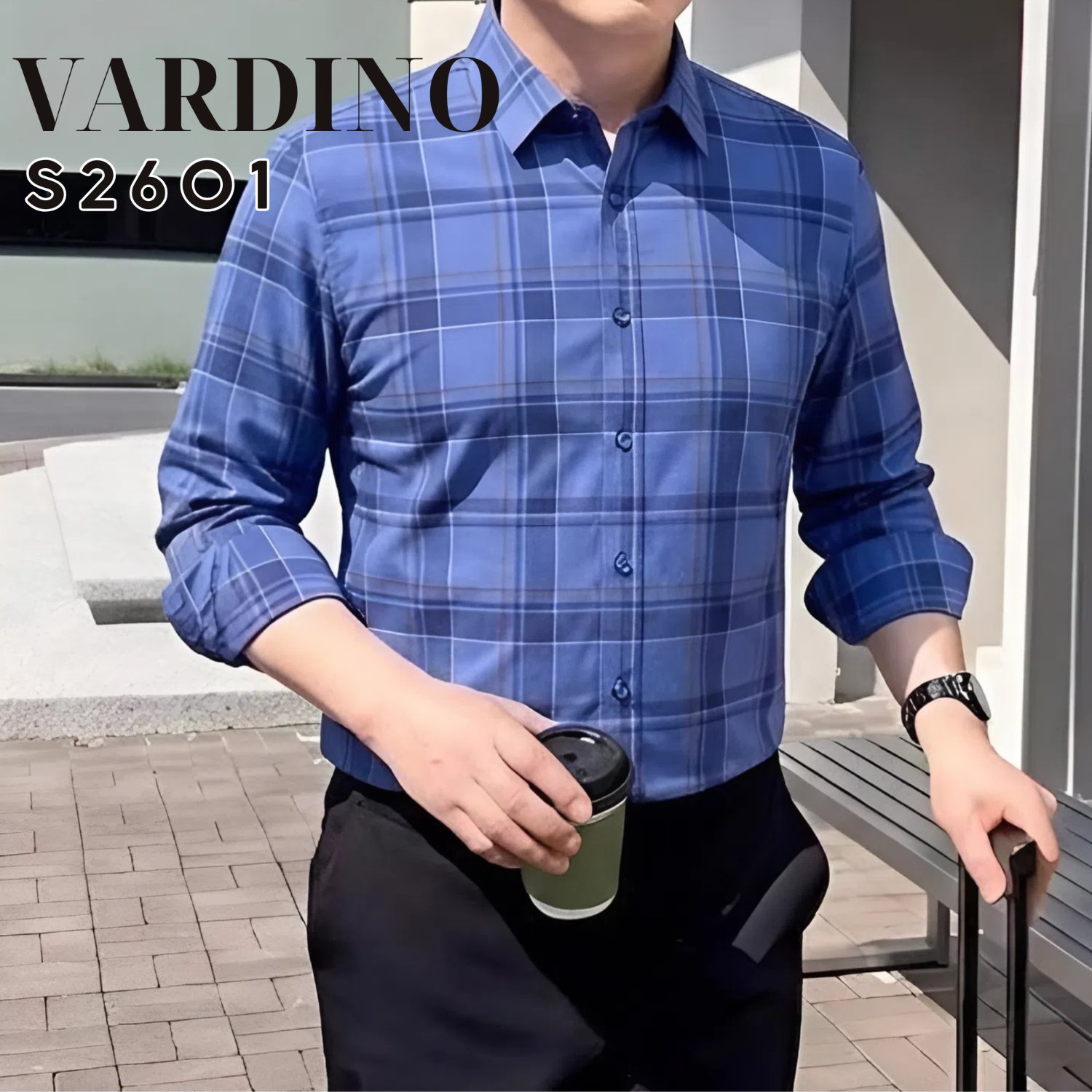 Sơ mi kẻ dài tay Vardino S2601_thumbnail_2