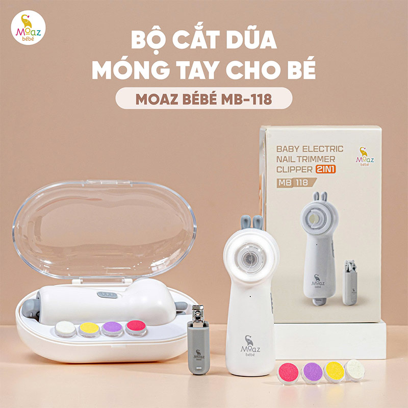 Bộ cắt dũa móng tay cho bé Moazbebe
