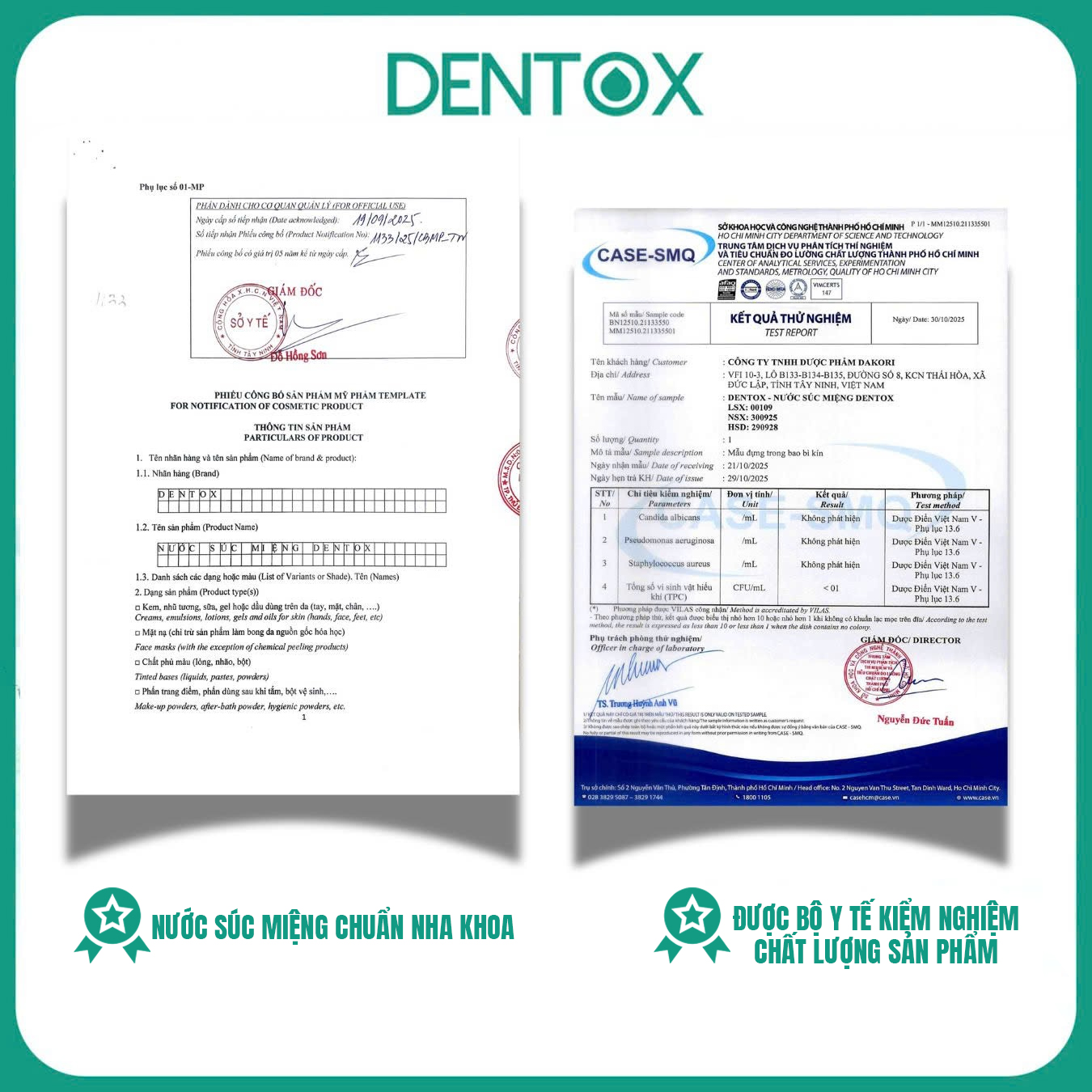 COMBO 2 CHAI Nước súc miệng Chuẩn Y khoa Dentox Khử hôi miệng Không cồn không cay 250ml_thumbnail_1