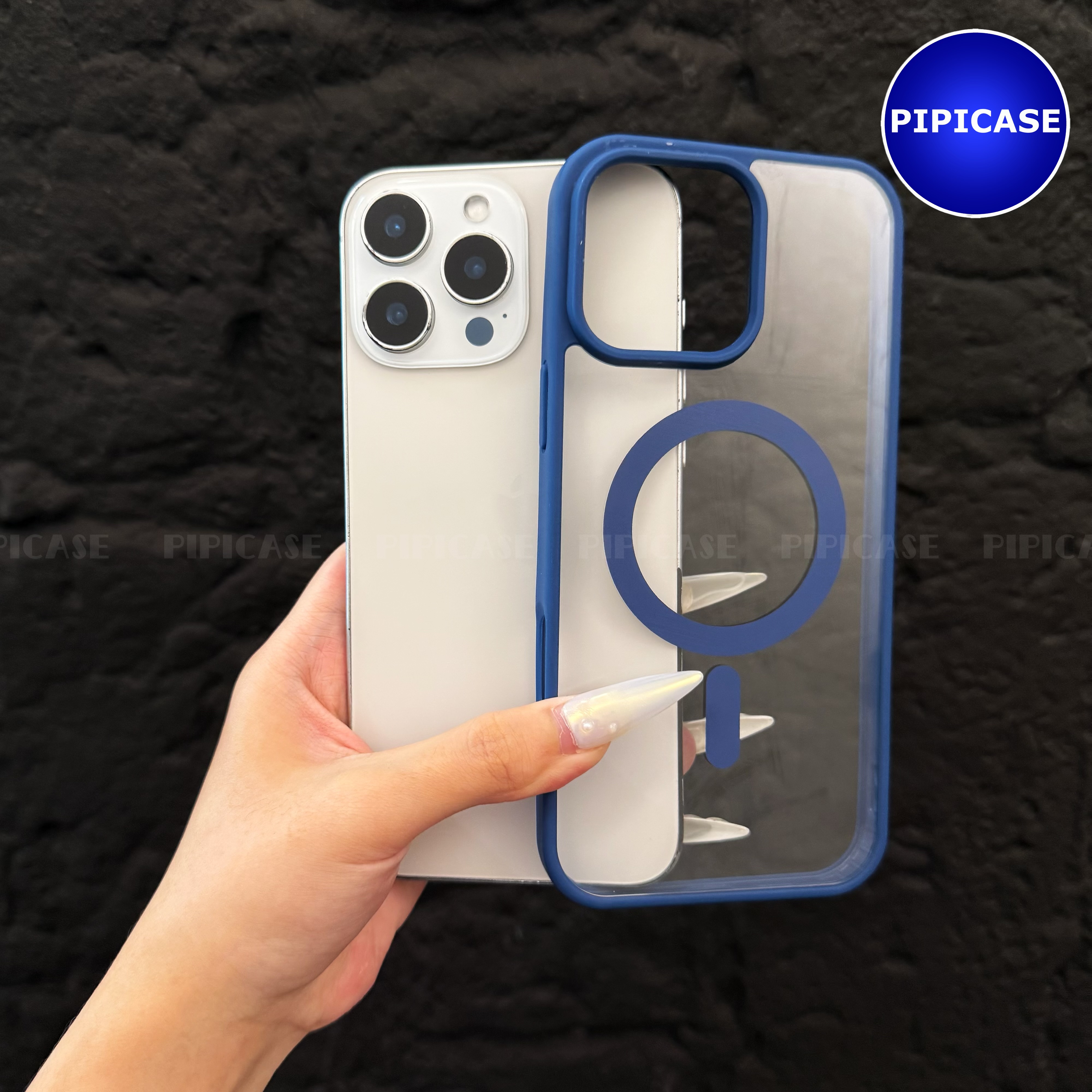 Ốp Lưng iPhone 14 Pro Max - Chic - Xanh Dương_thumbnail_7