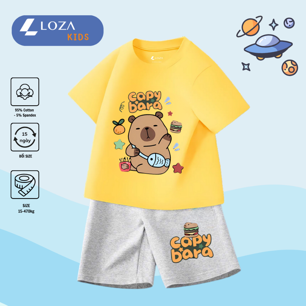 [XẢ KHO SIZE150] Bộ đồ cho bé trai nhiều mẫu - Quần áo bé trai  từ 30-35kg - Loza Kids XB011_thumbnail_5