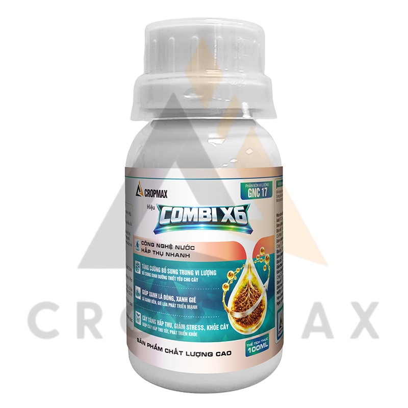 COMBI X6 – Phân Bón Vi Lượng Cao Cấp Giúp Xanh Lá, Hết Vàng Lá