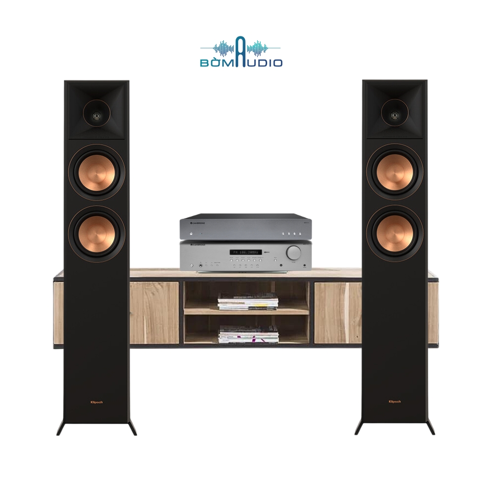 Combo Amply CAMBRIDGE AUDIO AXR100 + Network Player CAMBRIDGE AXN 10 + Loa Cột  KLIPSCH 4000F_thumbnail_0