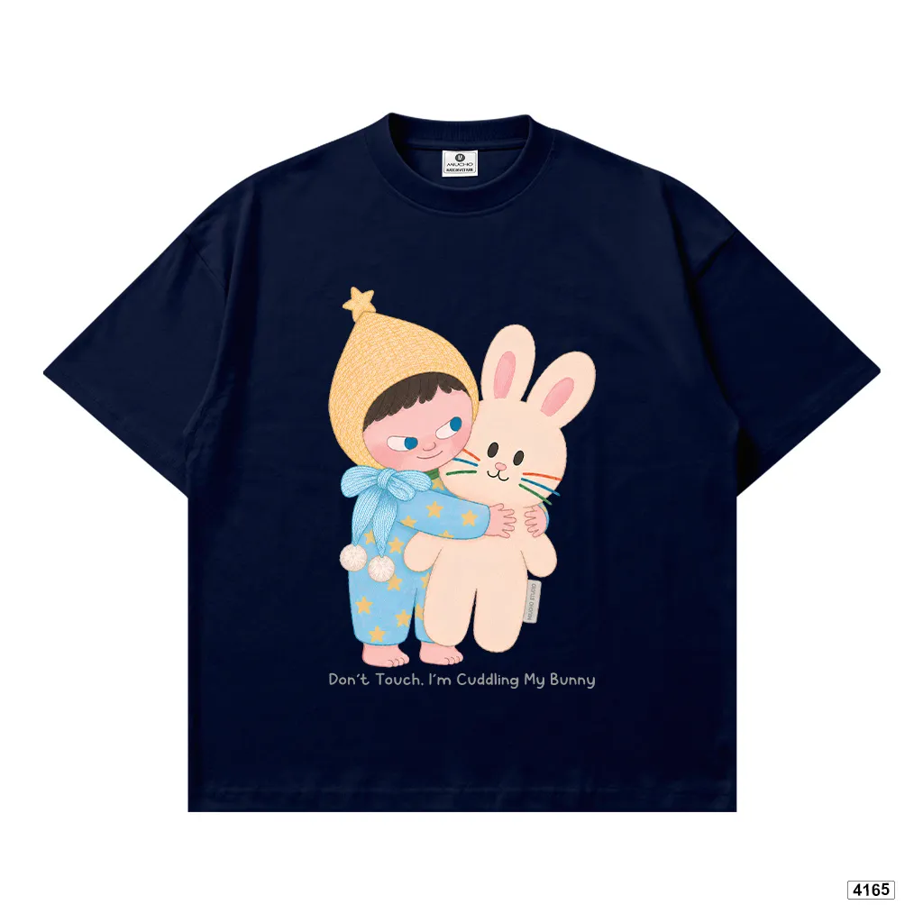 Áo thun nữ form boxy hoạt hình thỏ bông đáng yêu Miucho 4165_thumbnail_12