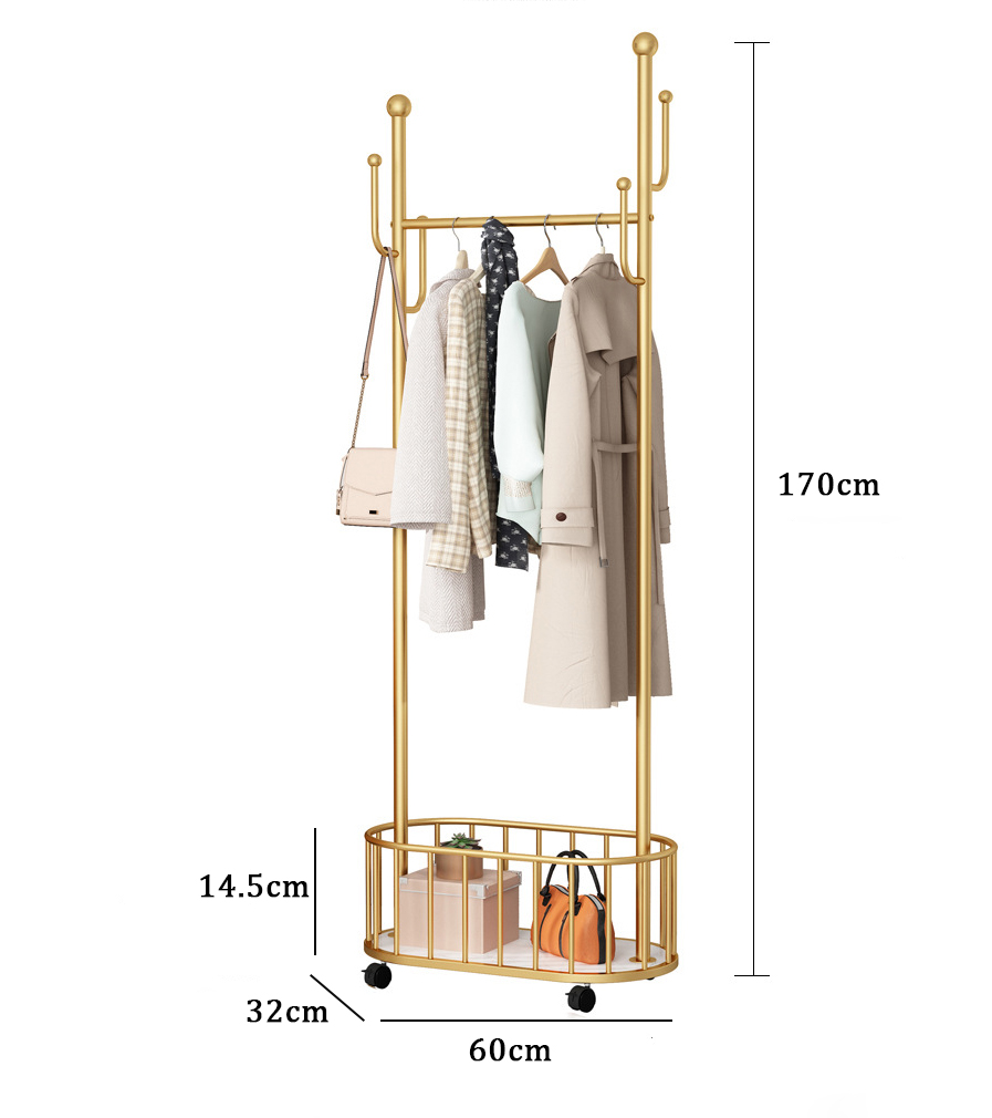 Giá Treo Quần Áo Thông Minh Có Bánh Xe Xoay 360 Độ_thumbnail_2