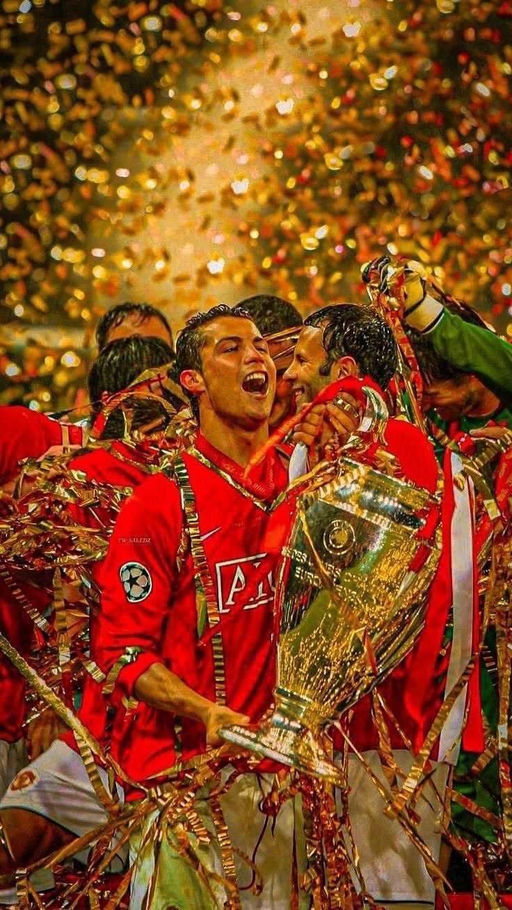 Cristiano Ronaldo - Manchester United Champions League Celebration — FTB-CR7-331