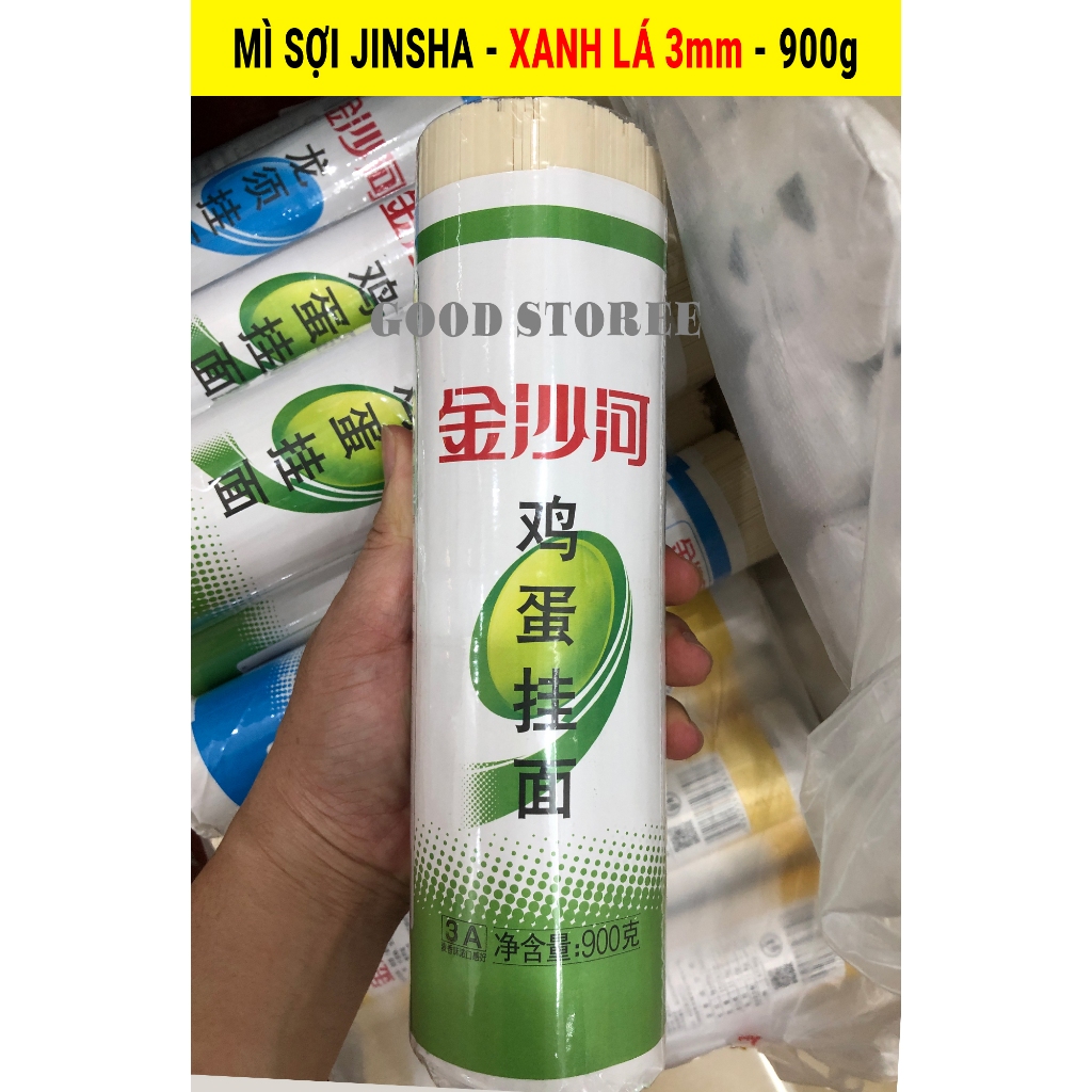 Mỳ Sợi Jinsha, Mỳ Trường Thọ Bịch 750g và 500g, Sợi (Tròn, Dẹt) Hàng Chuẩn, Date Mới