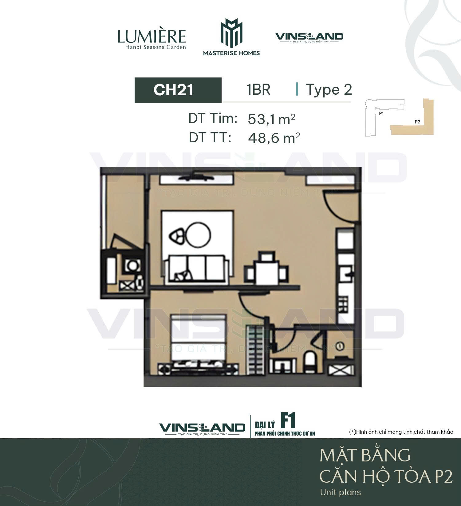 21 1br 48,6m2