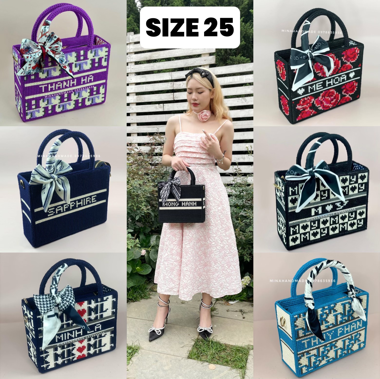 Túi Tote Handmade họa tiết Trơn_thumbnail_29