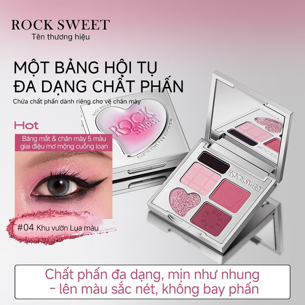 [ROCK SWEET] Bảng phấn mắt 5 ô Rock Sweet_thumbnail_5