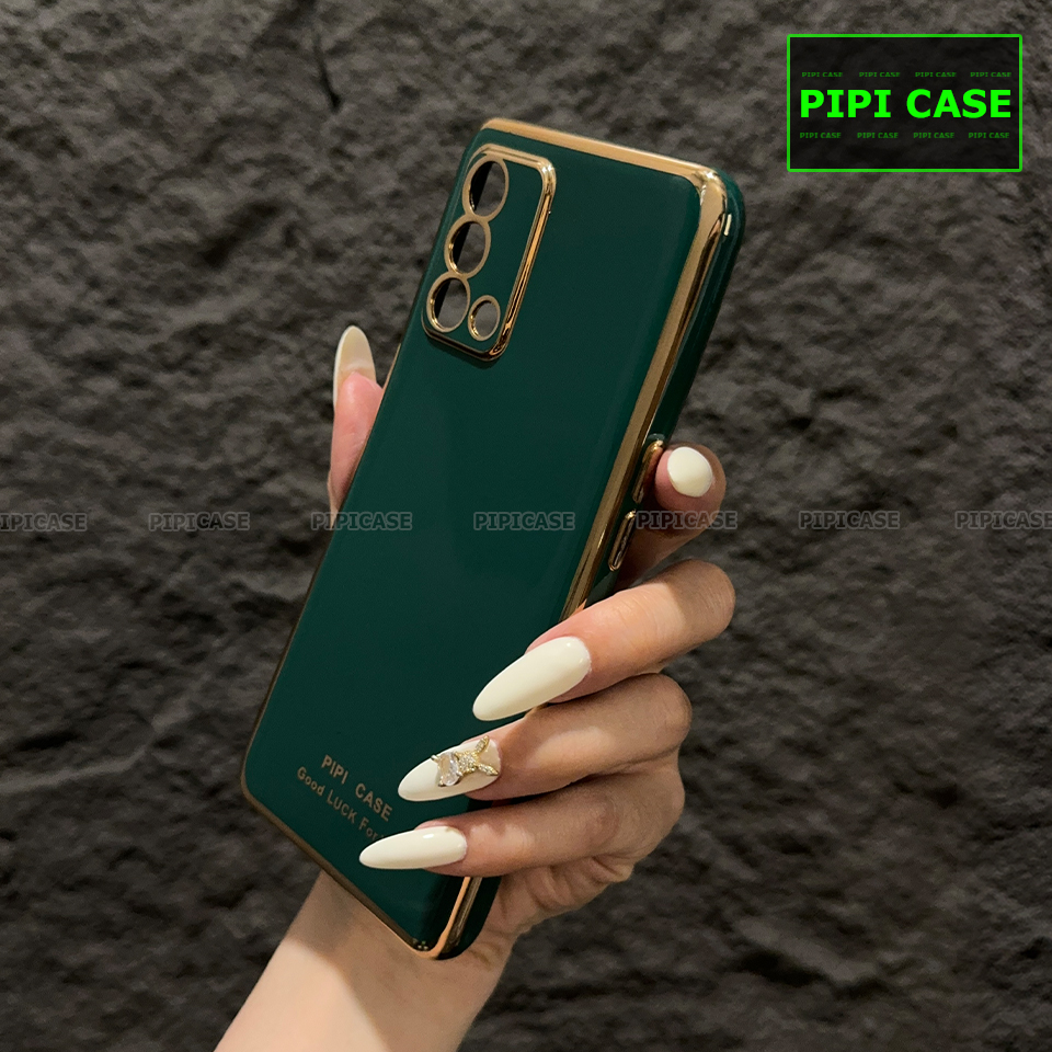 Ốp Lưng Oppo A74 4G - Royal - Xanh Lá