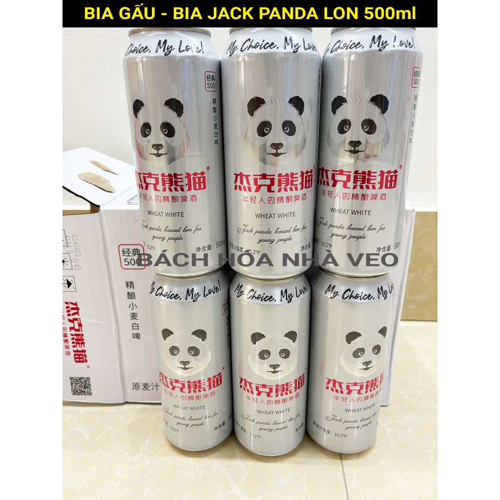 Bia gấu trung quốc, bia trắng trung quốc hàng chuẩn lon 500ml thùng 12 lon