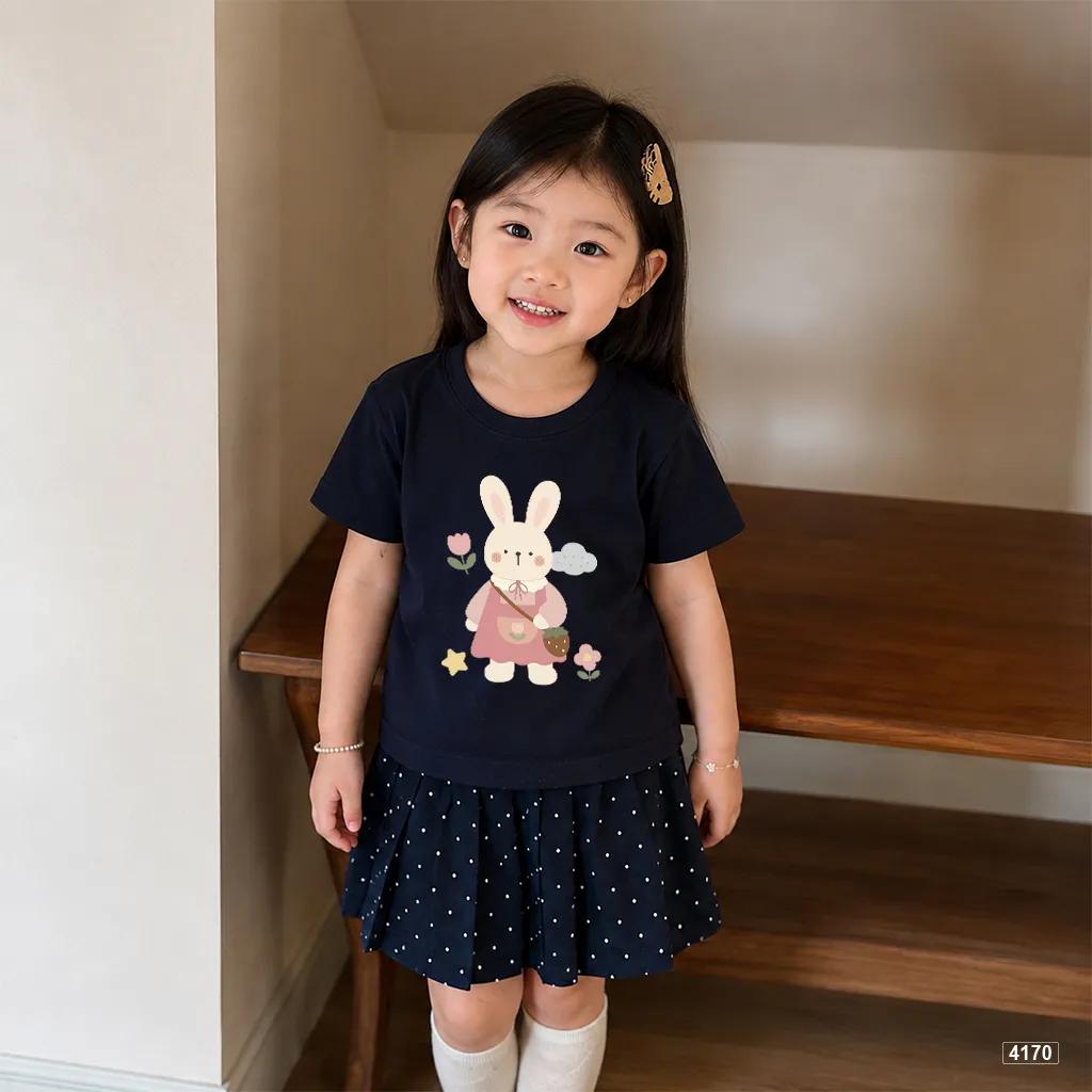 Áo thun bé gái Bunny chất thoáng mát Kado 4170_thumbnail_3