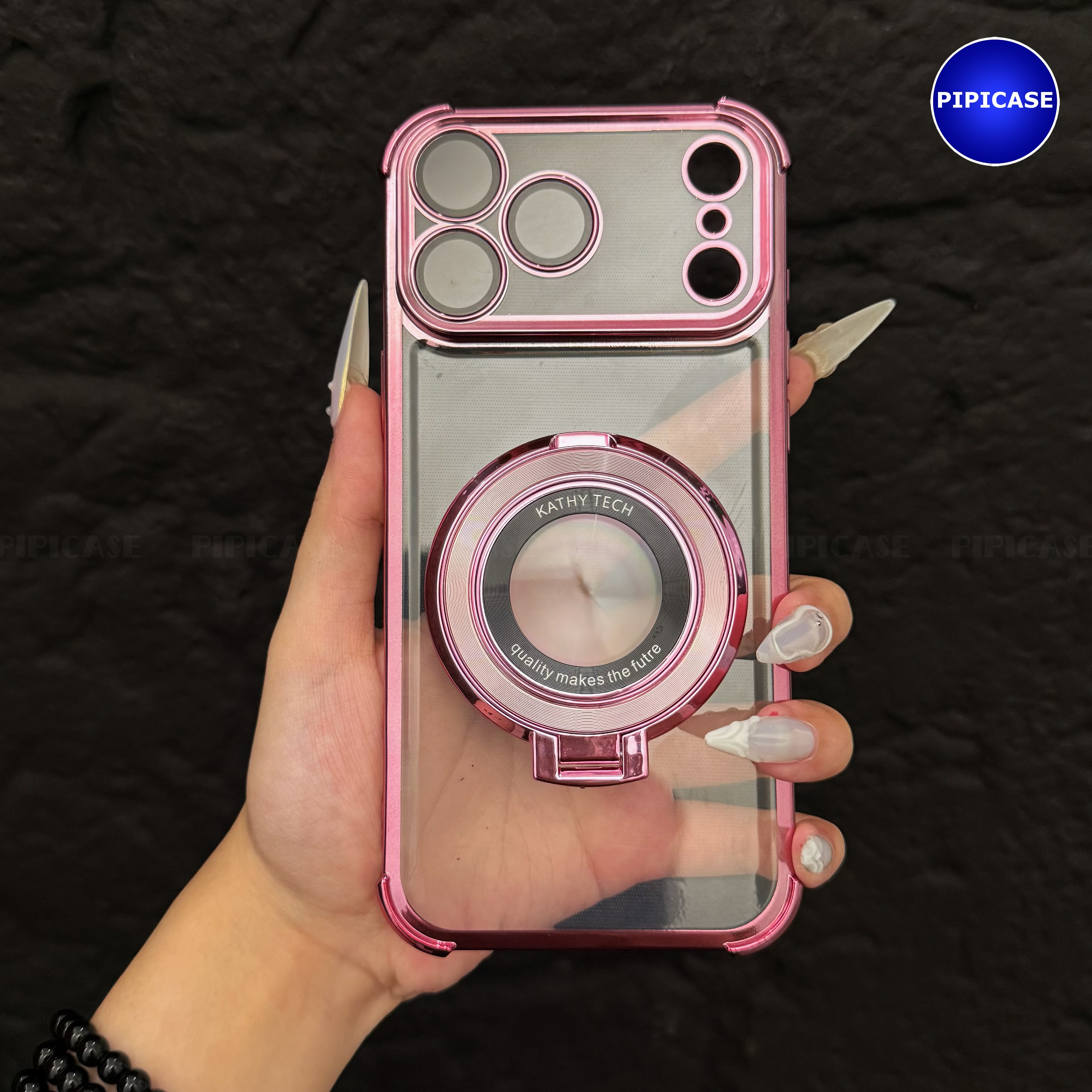 Ốp Lưng iPhone 17 Pro - Ven - Hồng_thumbnail_2