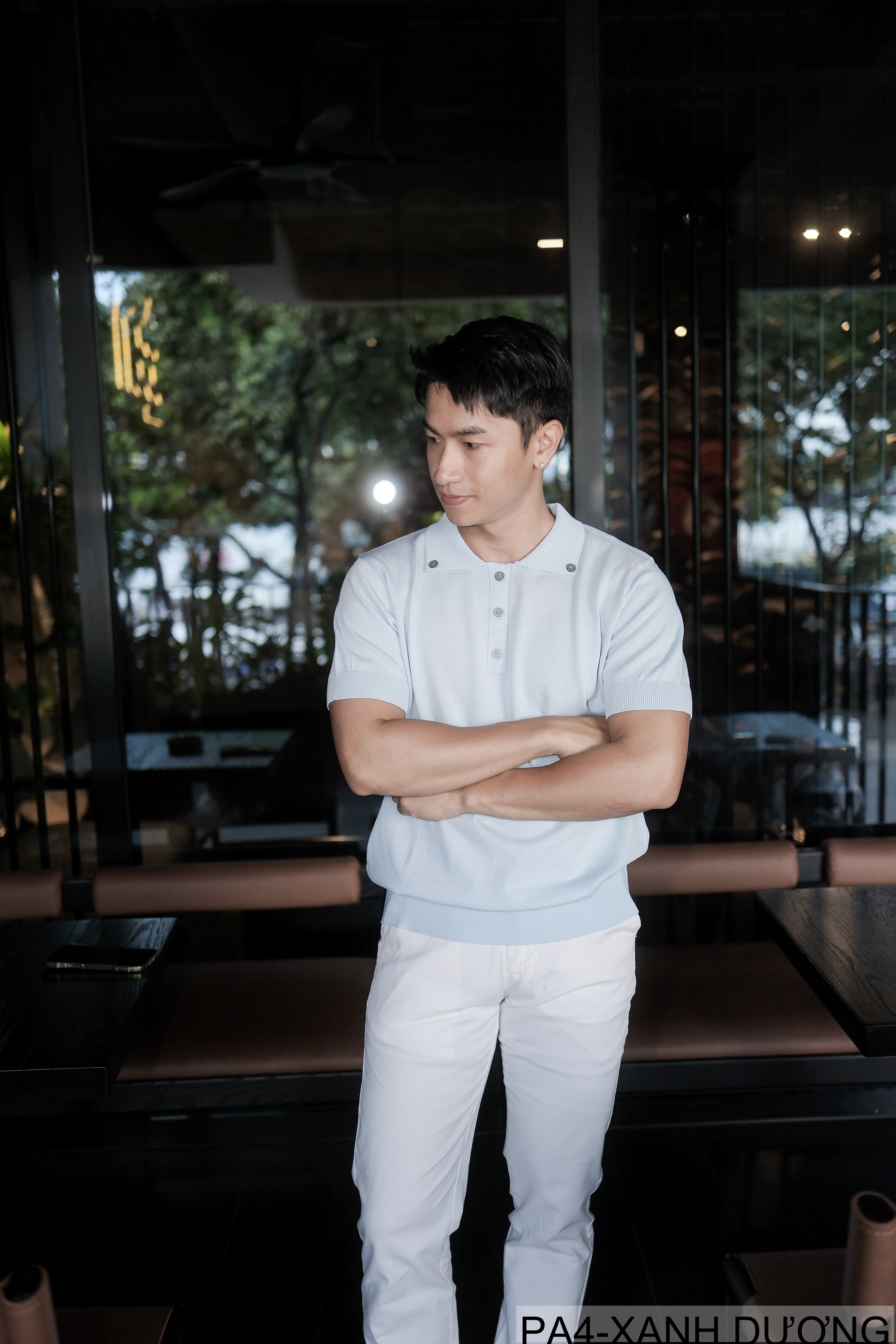 PA4 - Áo Polo Tay Ngắn Phong Cách Retro Mỹ Dáng Rộng, Chất Liệu Mềm Mại Thoáng Khí_thumbnail_11