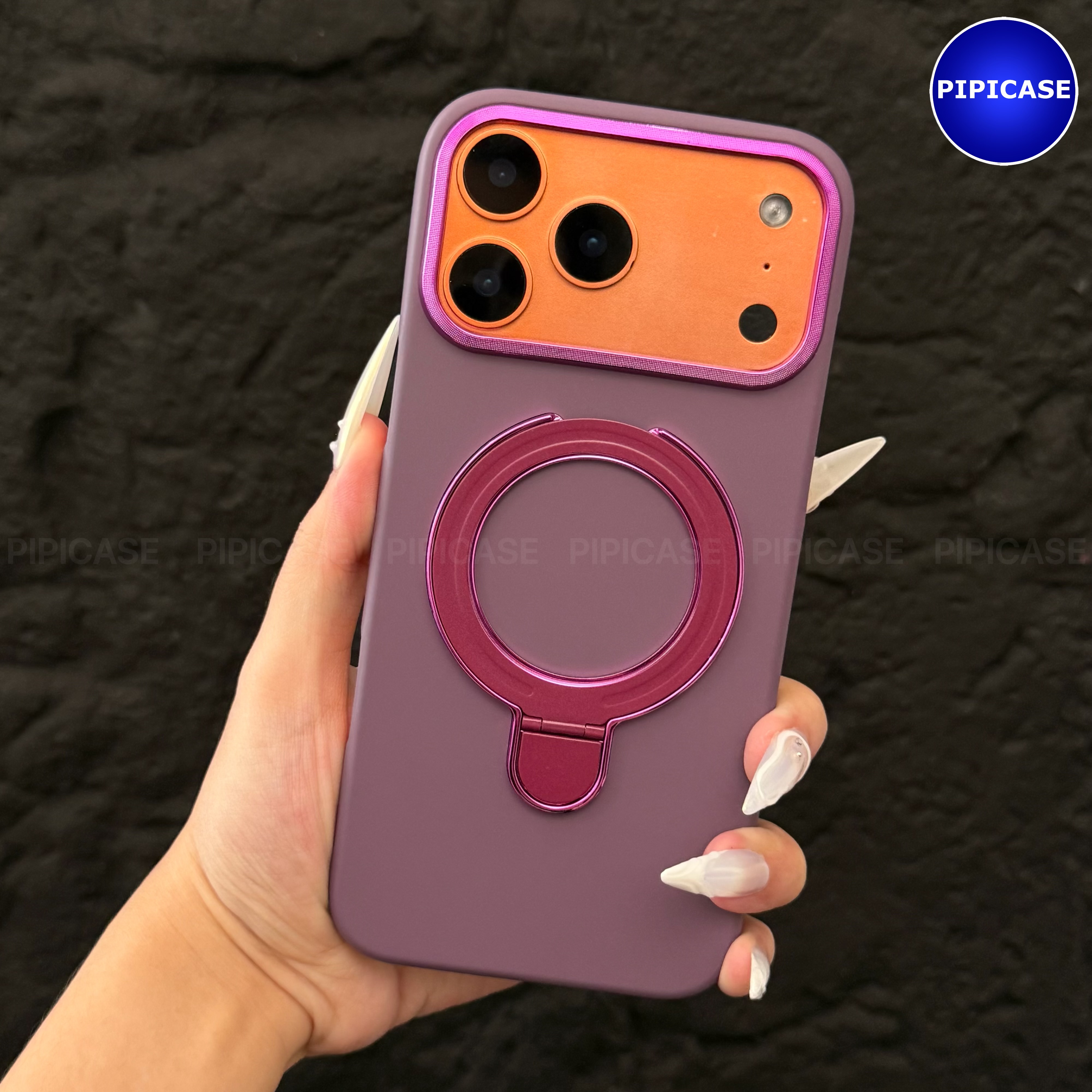 Ốp Lưng iPhone 17 Pro Max - Titan Force - Tím_thumbnail_2