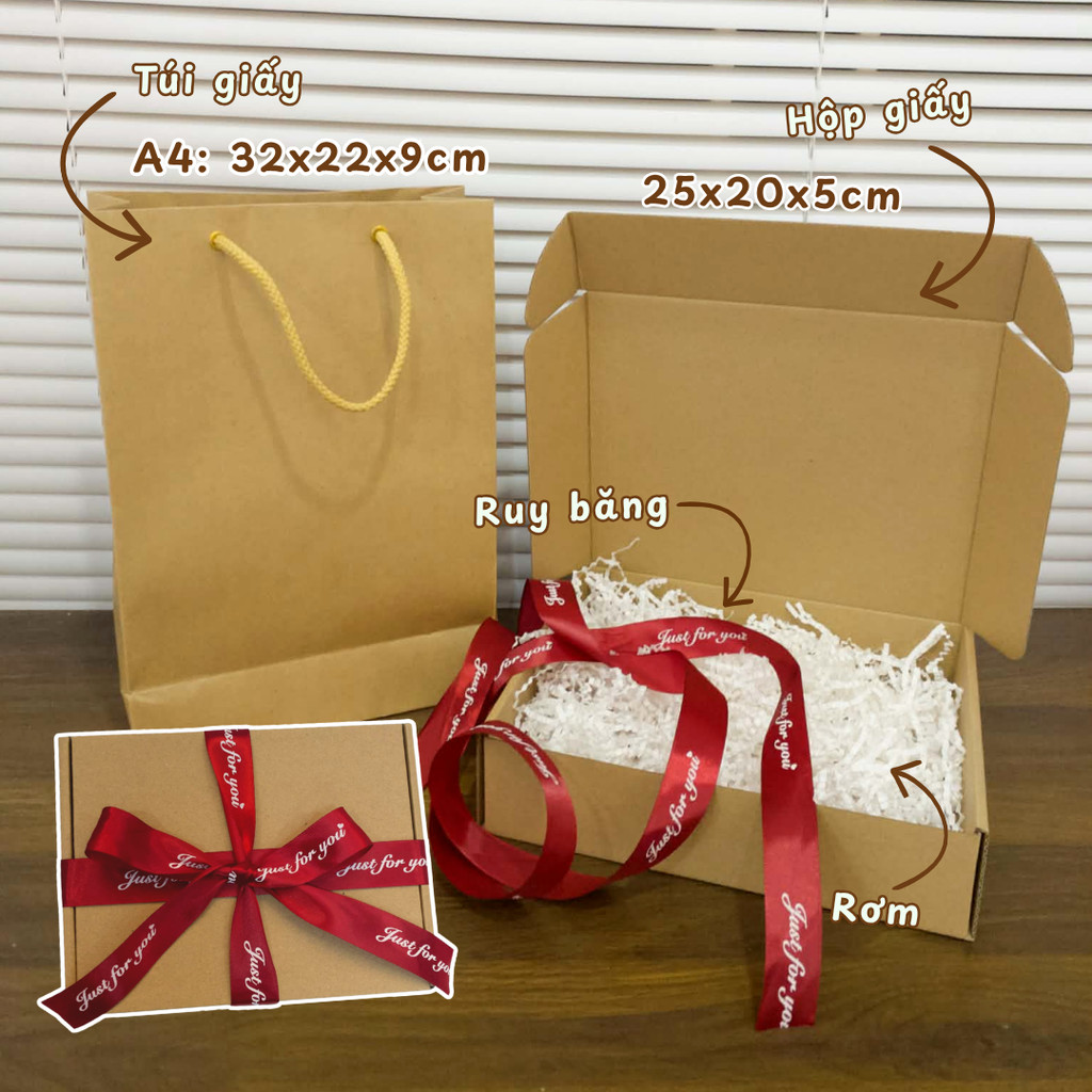 Set Giftbox gói quà + Túi giấy kraft_thumbnail_3