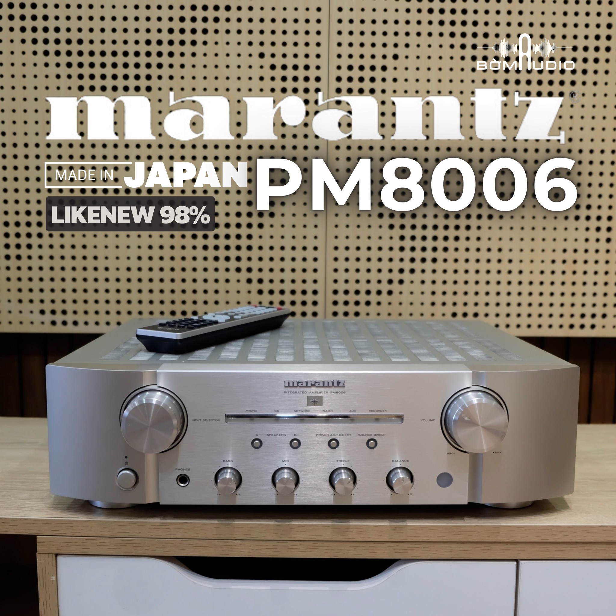 [LIKENEW-FULLBOX 98%] Amply Nghe Nhạc MARANTZ PM-8006_thumbnail_0