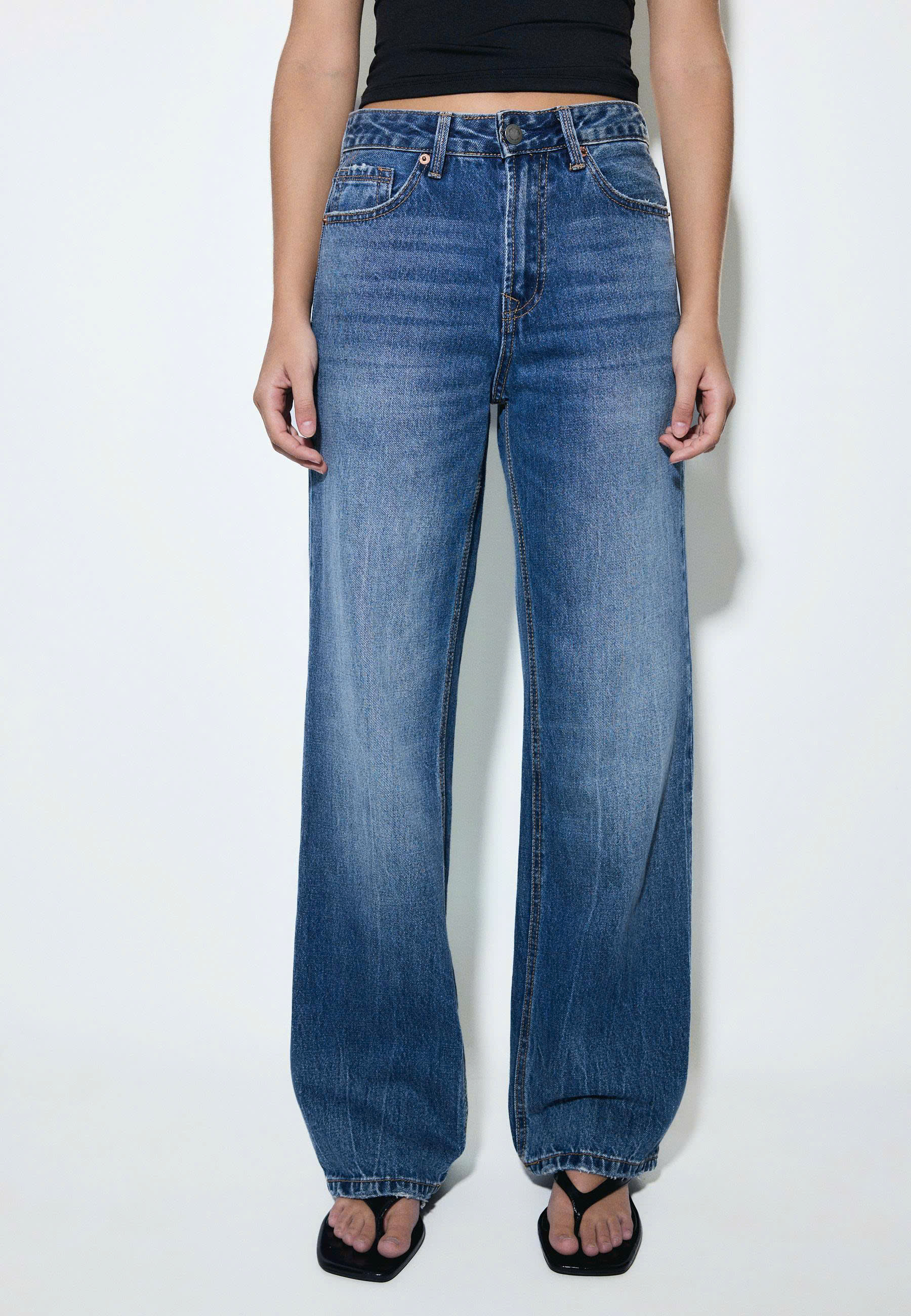 QJ779 - Jeans ống suông - đậm_thumbnail_2
