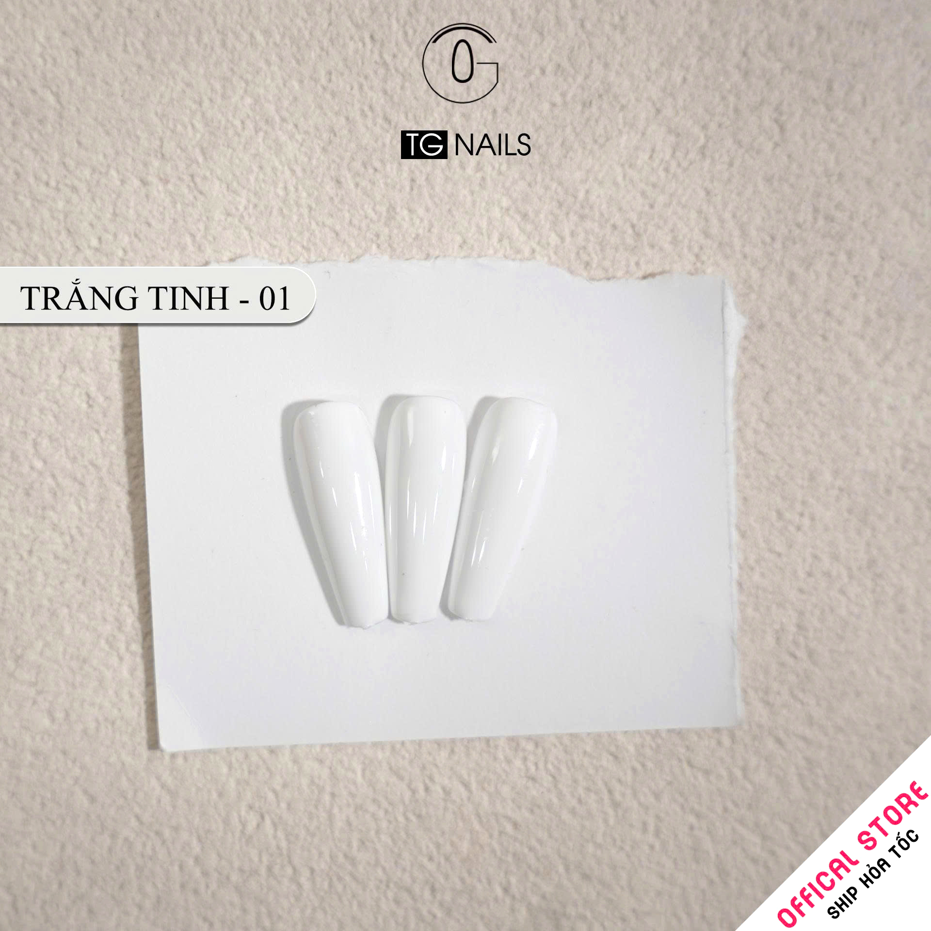 Sơn gel Trắng chai 10g TG Nails_thumbnail_2