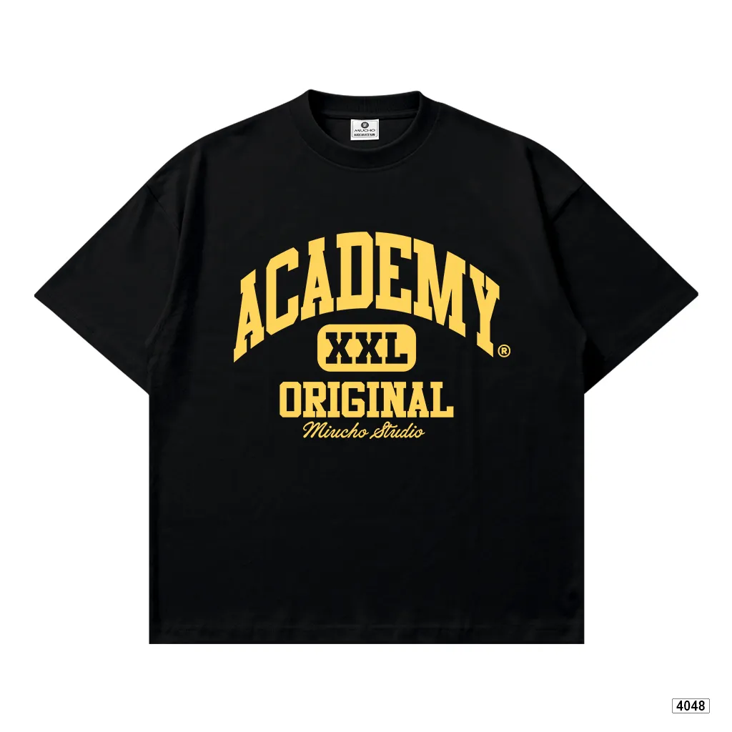 Áo thun boxy unisex dáng ngắn Academy Miucho 4048_thumbnail_10
