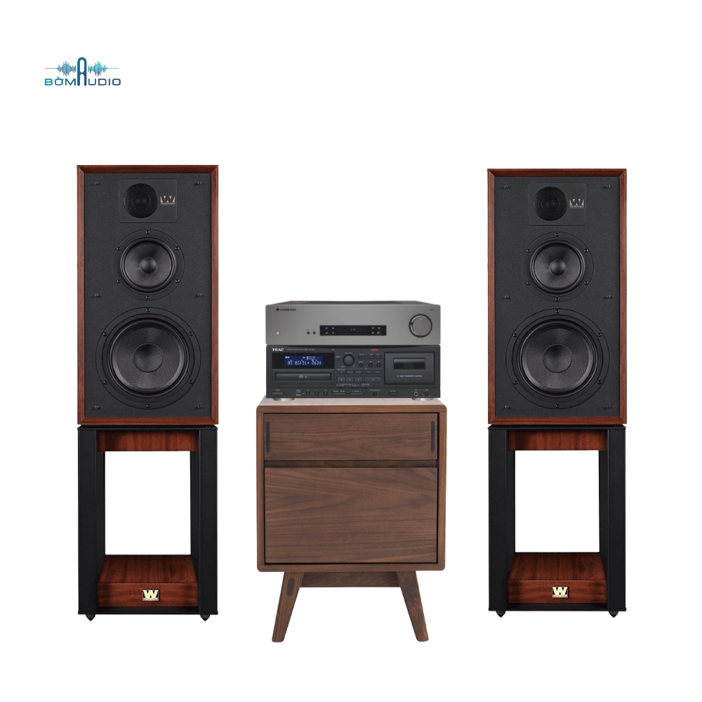 Combo Amply CAMBRIGE CXA81 MKII + Đầu CD/Cassette TEAC AD-850-SE + Loa WHARFEDALE LINTON HERITAGE 85TH – B464_thumbnail_0