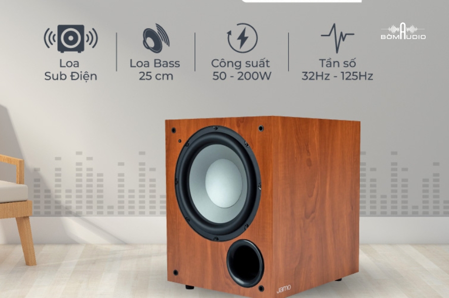 Loa Sub Jamo C910 kết nối không dây dễ dàng