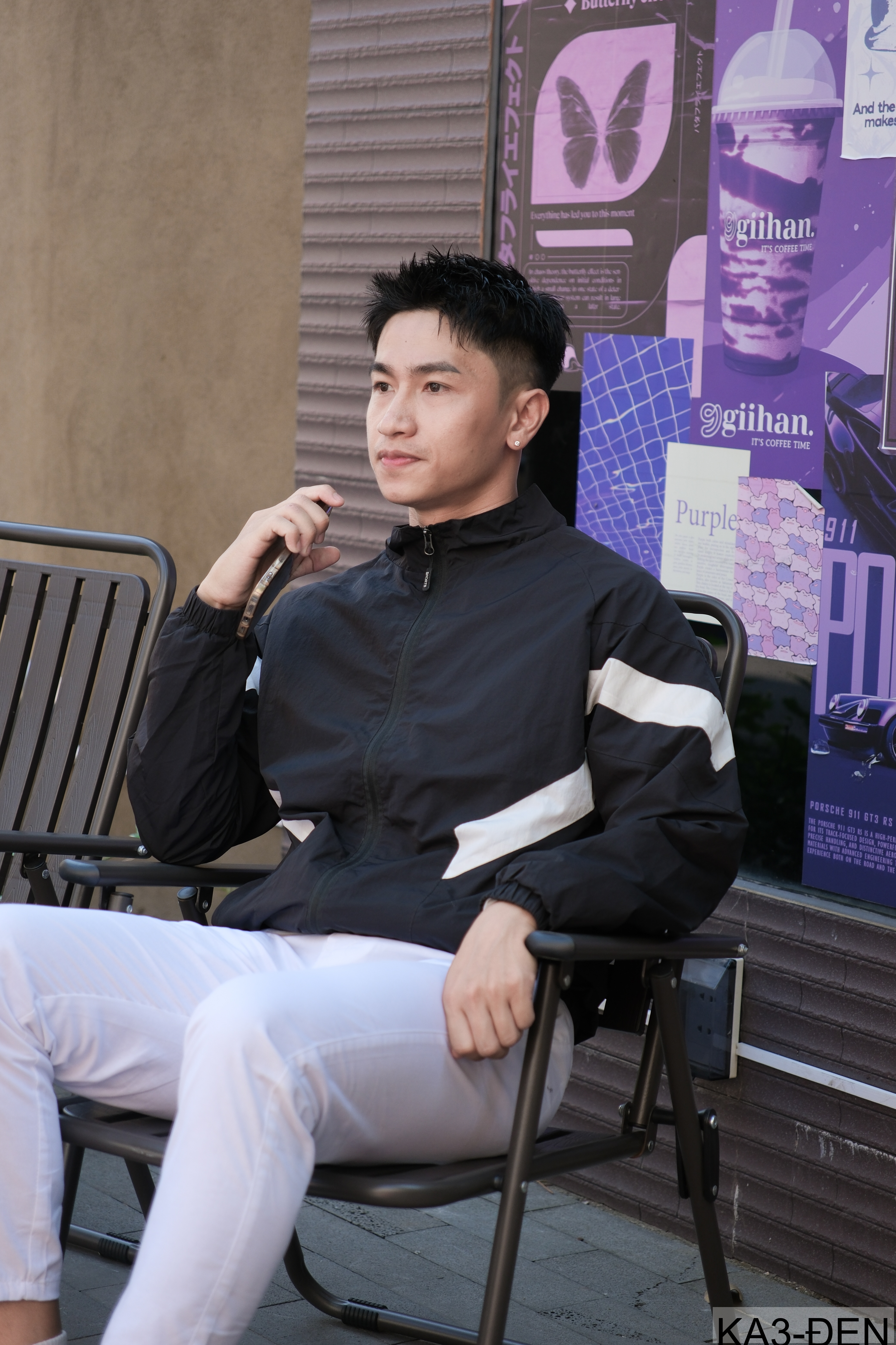 KA3 - Áo khoác nam dáng rộng phối màu cổ đứng phong cách thể thao thoáng khí mùa xuân thu_thumbnail_28