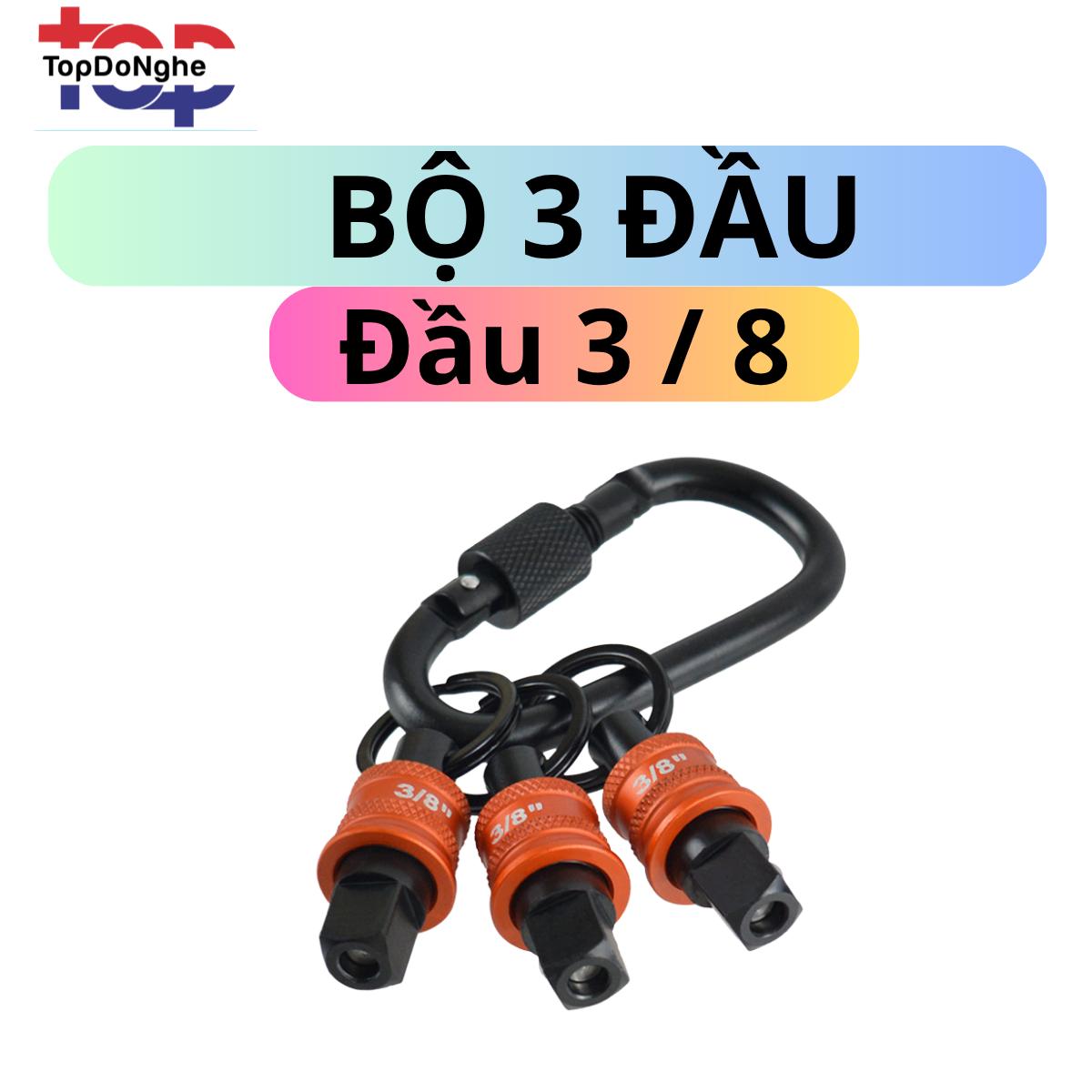 Bộ 3 & 6 Đầu Móc treo SDS, 3/8, 1/2, Lục Giác – Chùm Đeo Mũi Khoan Đa Năng Cho Máy Khoan, Máy Bắt Vít – Thép Hợp Kim Siêu Cứng, Thay Nhanh Chỉ 1 Giây, Có Móc Treo Tiện Lợi – Dụng Cụ Hỗ Trợ Thợ Cơ Khí, Điện Nước, Lắp Ráp, Xây Dựng_thumbnail_1