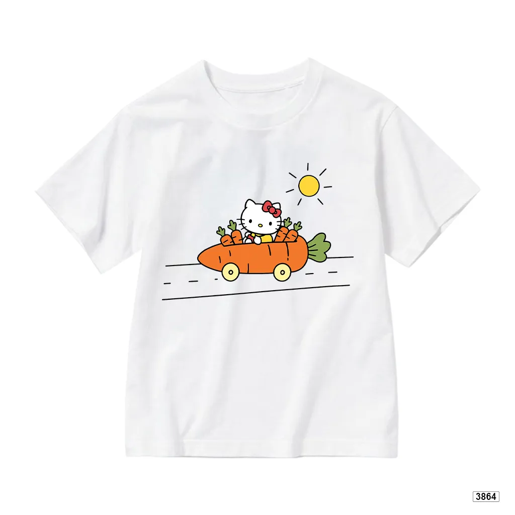 Áo thun bé gái form rộng Kittie Carrot Kado 3864_thumbnail_7