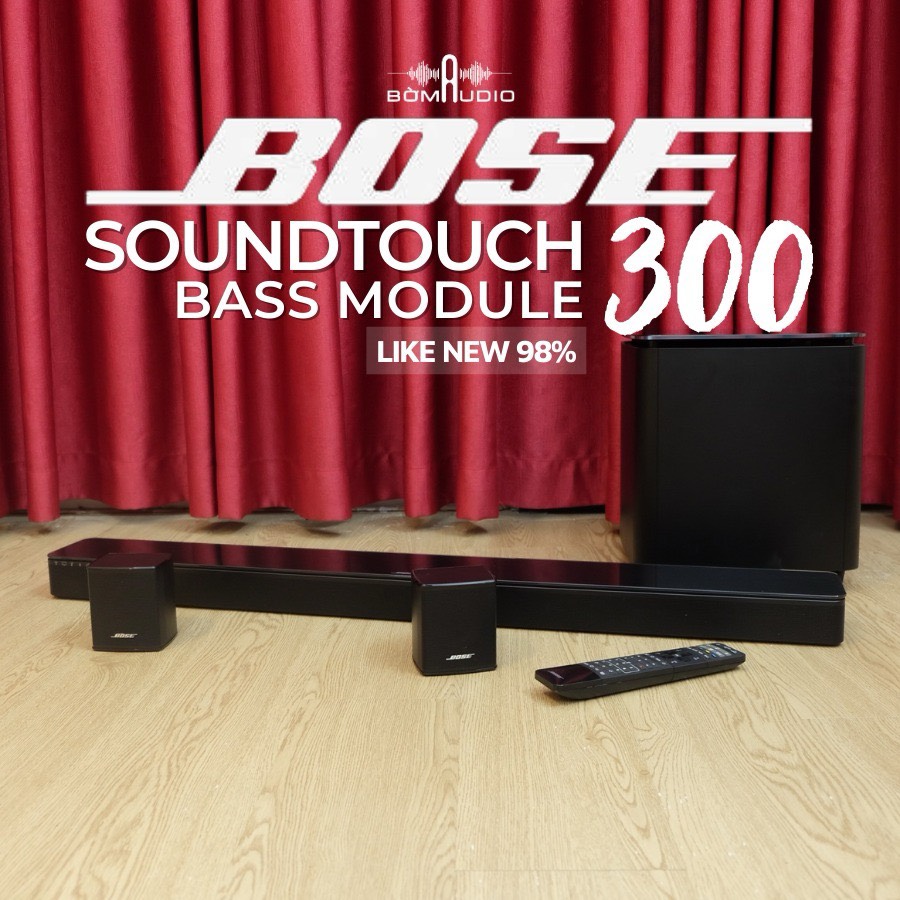 [LIKENEW 98%] Dàn Âm Thanh BOSE SOUNDTOUCH 300 Và Loa TRầm Không Dây BOSE ACOUSTIMASS 300_thumbnail_0