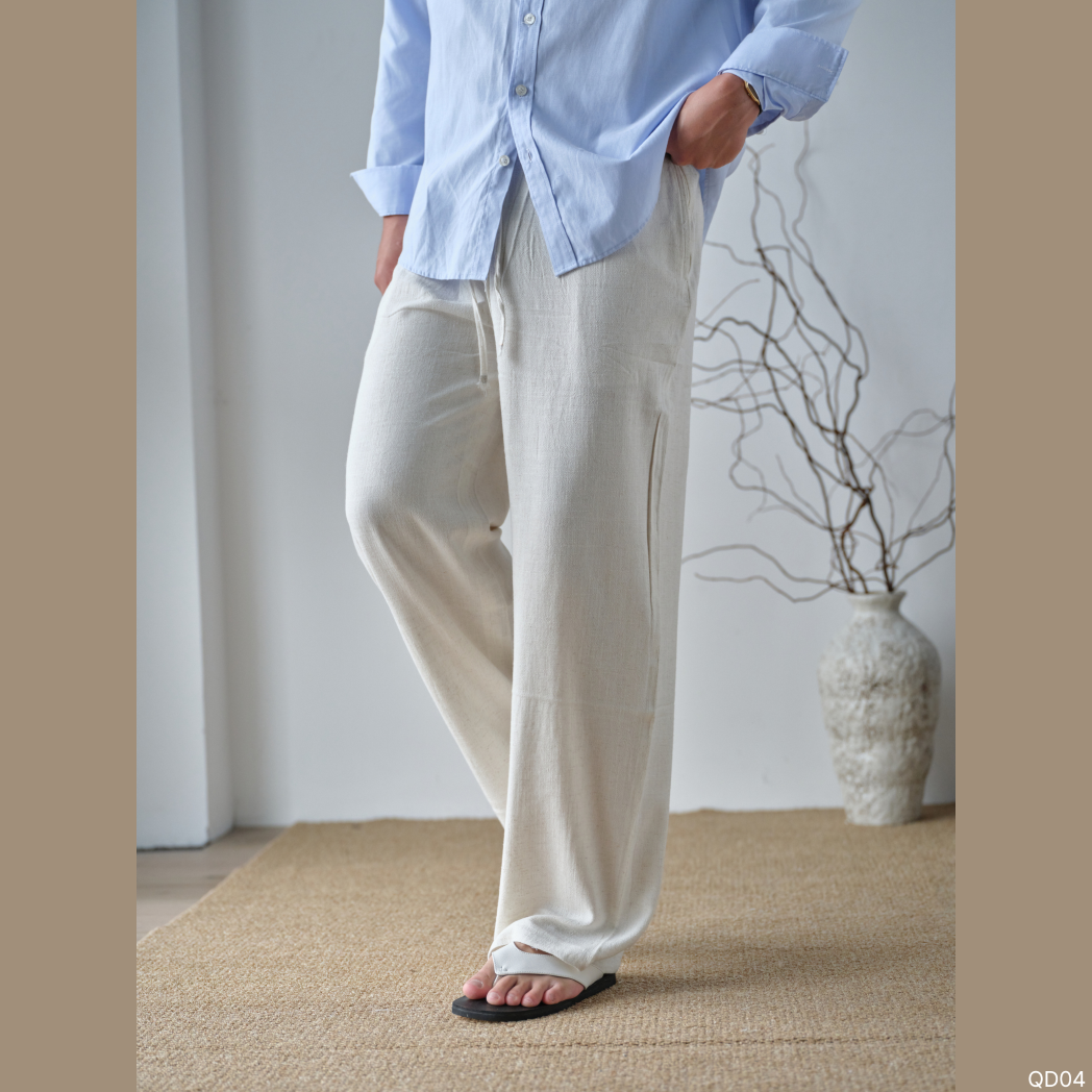 Quần Dài Tiago Vải Linen Form Wide Leg_thumbnail_2