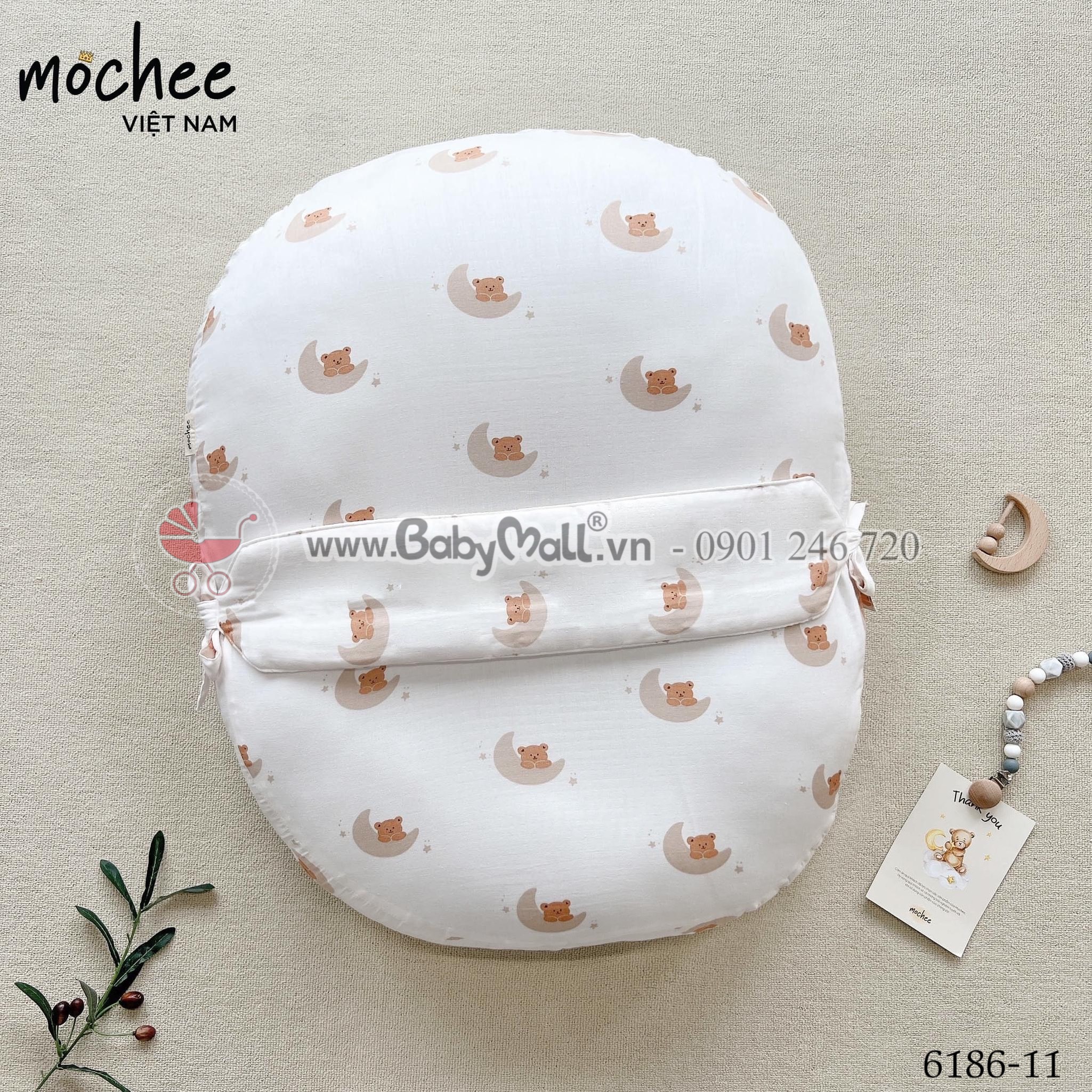 Vỏ gối chống trào Mochee - DÀI KÈM ĐAI 70*80cm_thumbnail_10