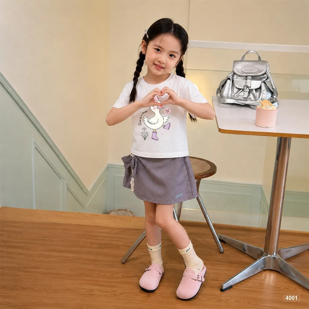 Áo thun bé gái Vịt con đáng yêu Kado 4001_thumbnail_2