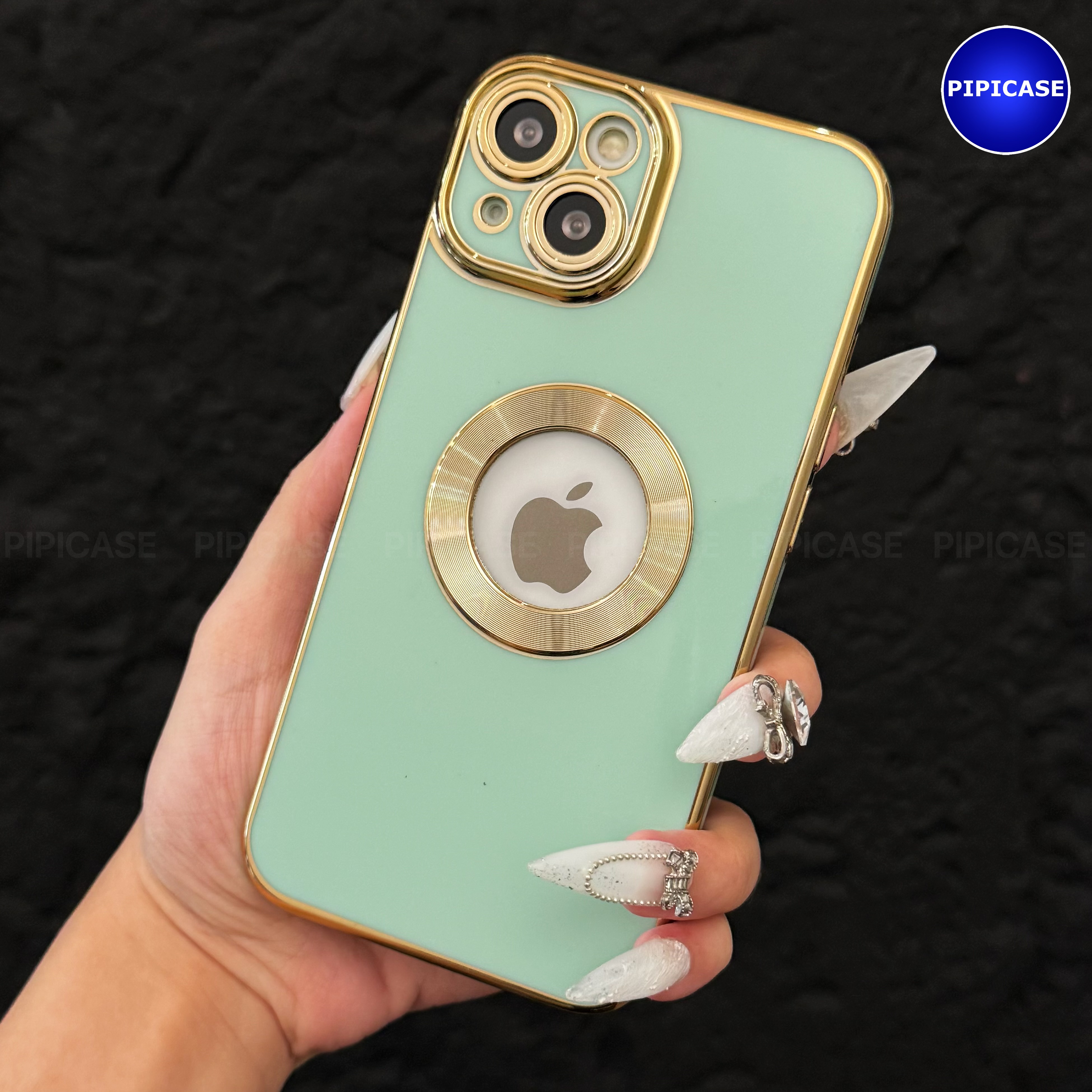 Ốp Lưng iPhone 13 - Pandora - Xanh Mint_thumbnail_1