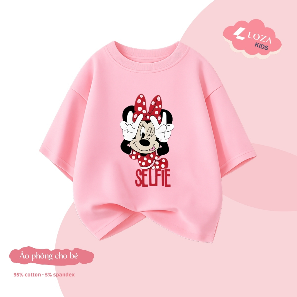 Áo phông bé gái hình MINNIE nhiều mẫu - Loza Kids CA014_thumbnail_15
