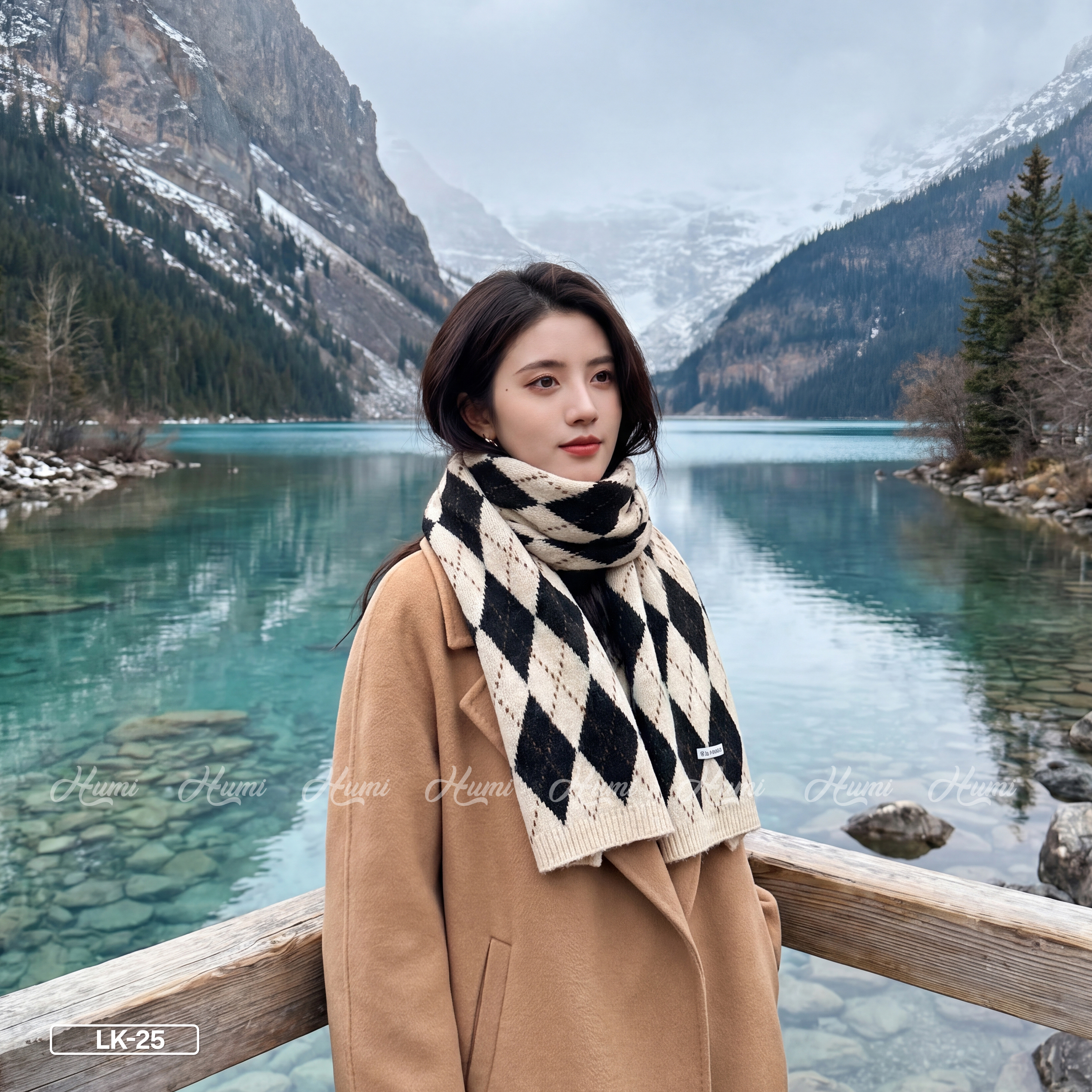 KHĂN LEN HỌA TIẾT ARGYLE (LK45-25)_thumbnail_1