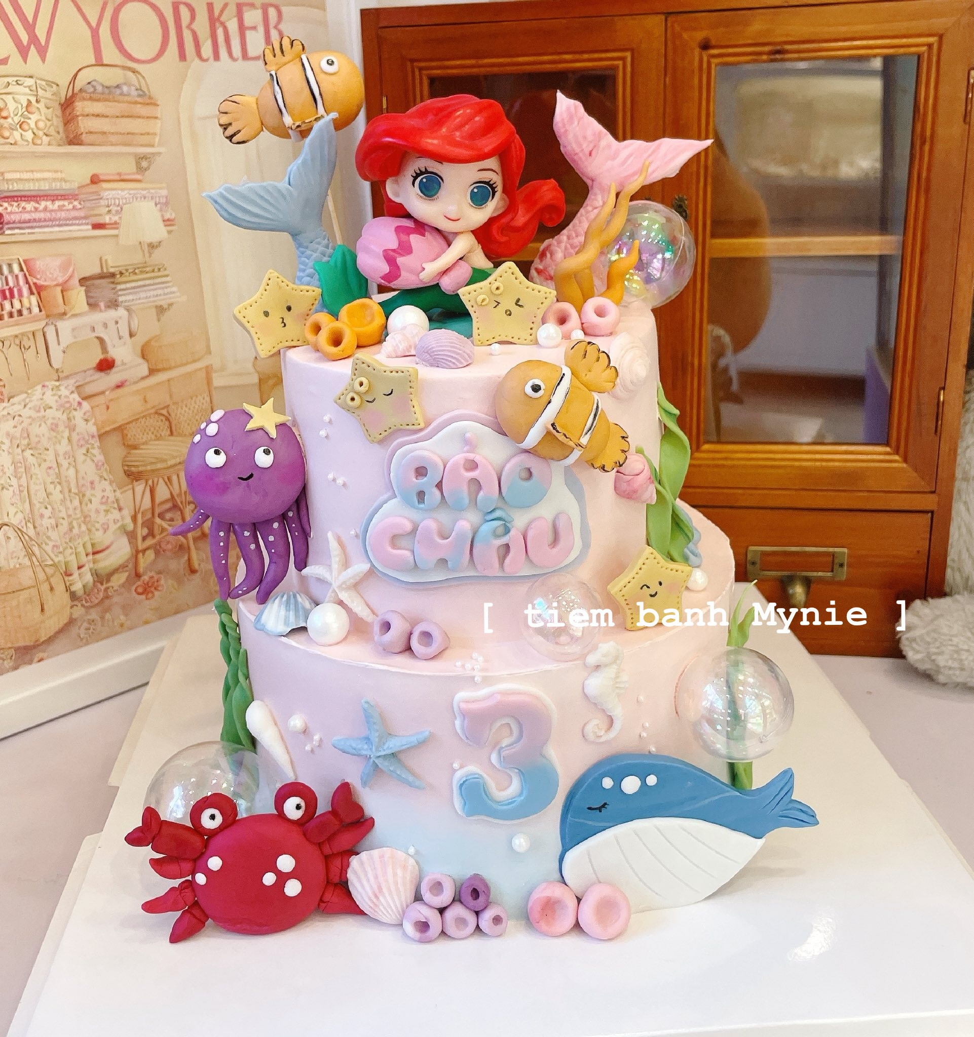 Bánh nặn cho bé chủ đề đại dương