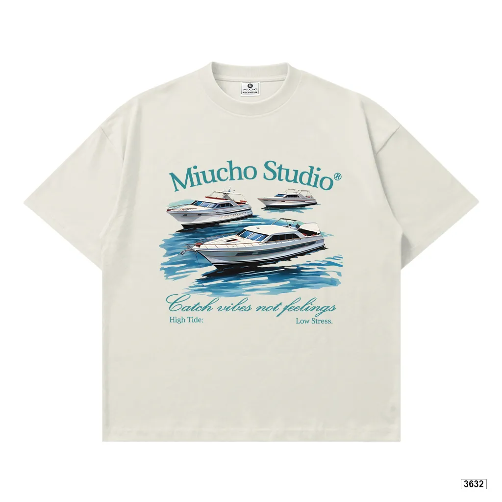 Áo thun boxy unisex BST Hè Biển dày dặn đứng form Miucho 3632_thumbnail_11