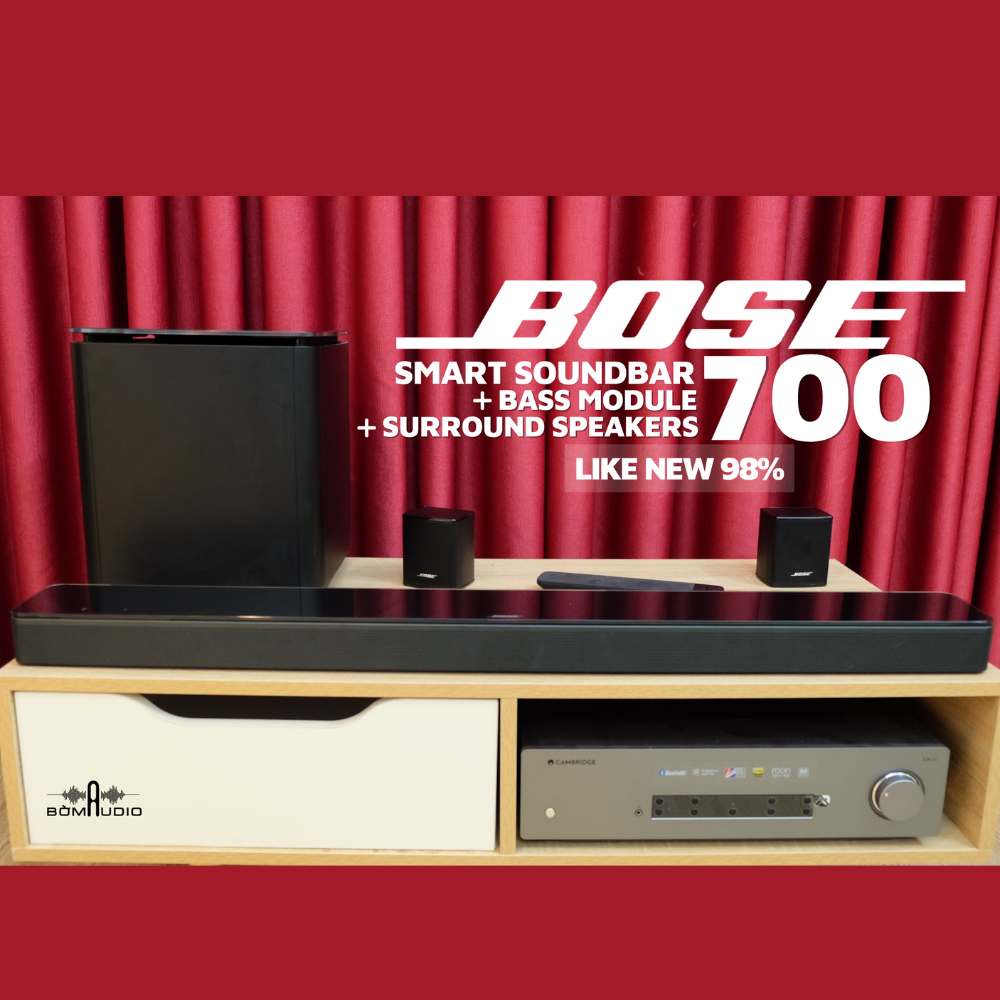 [LIKENEW 99%] Dàn Soundbar BOSE SMART SOUNDBAR 700 + BASS MODULE 700 + SURROUND SPEAKERS_thumbnail_0