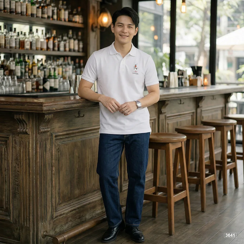 Áo polo cá sấu form regular đơn giản dễ phối Polux 3641_thumbnail_4