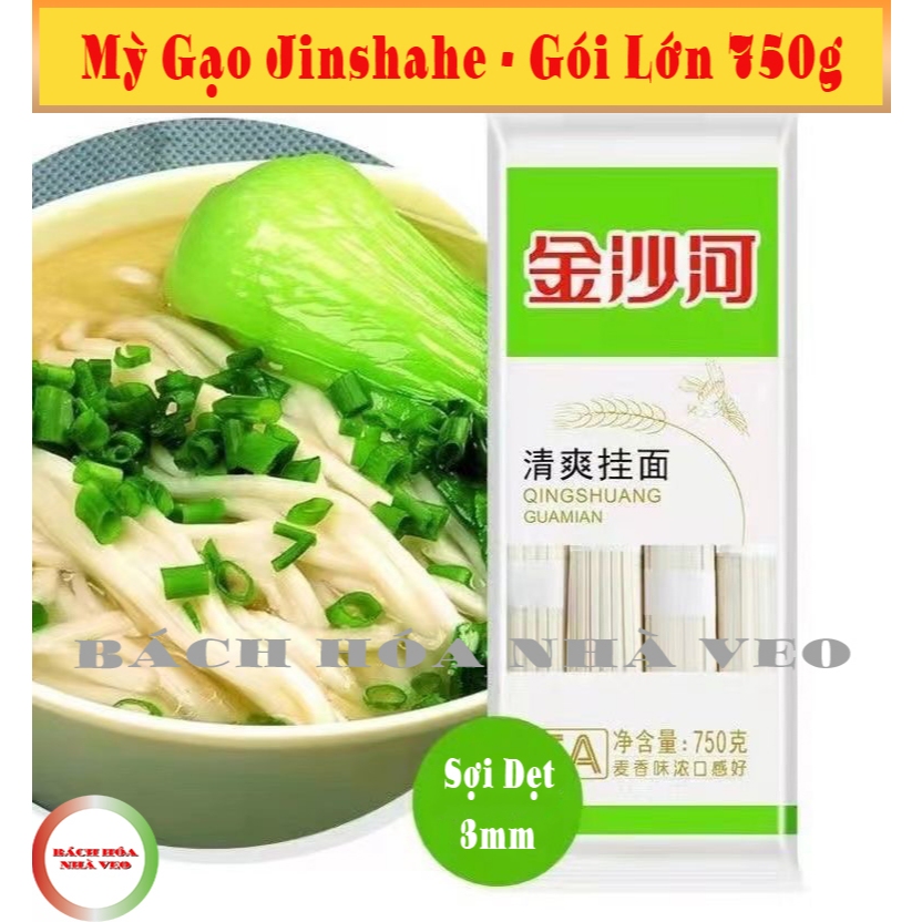 Mỳ Sợi Jinsha, Mỳ Trường Thọ Bó Lớn 1kg và 500g, Sợi (Tròn, Dẹt) Hàng Chuẩn, Date Mới_thumbnail_8