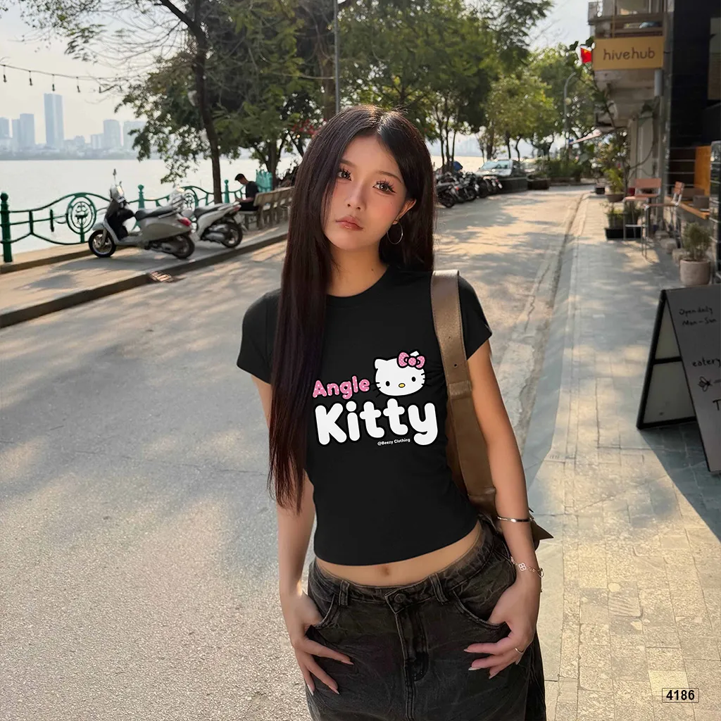 Áo baby tee nữ hoạt hình kittie cute Beezy 4186_thumbnail_2