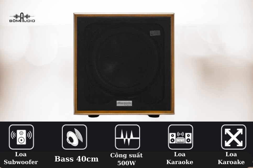 Đánh giá chất lượng loa sub DBAcoustic SW-15B
