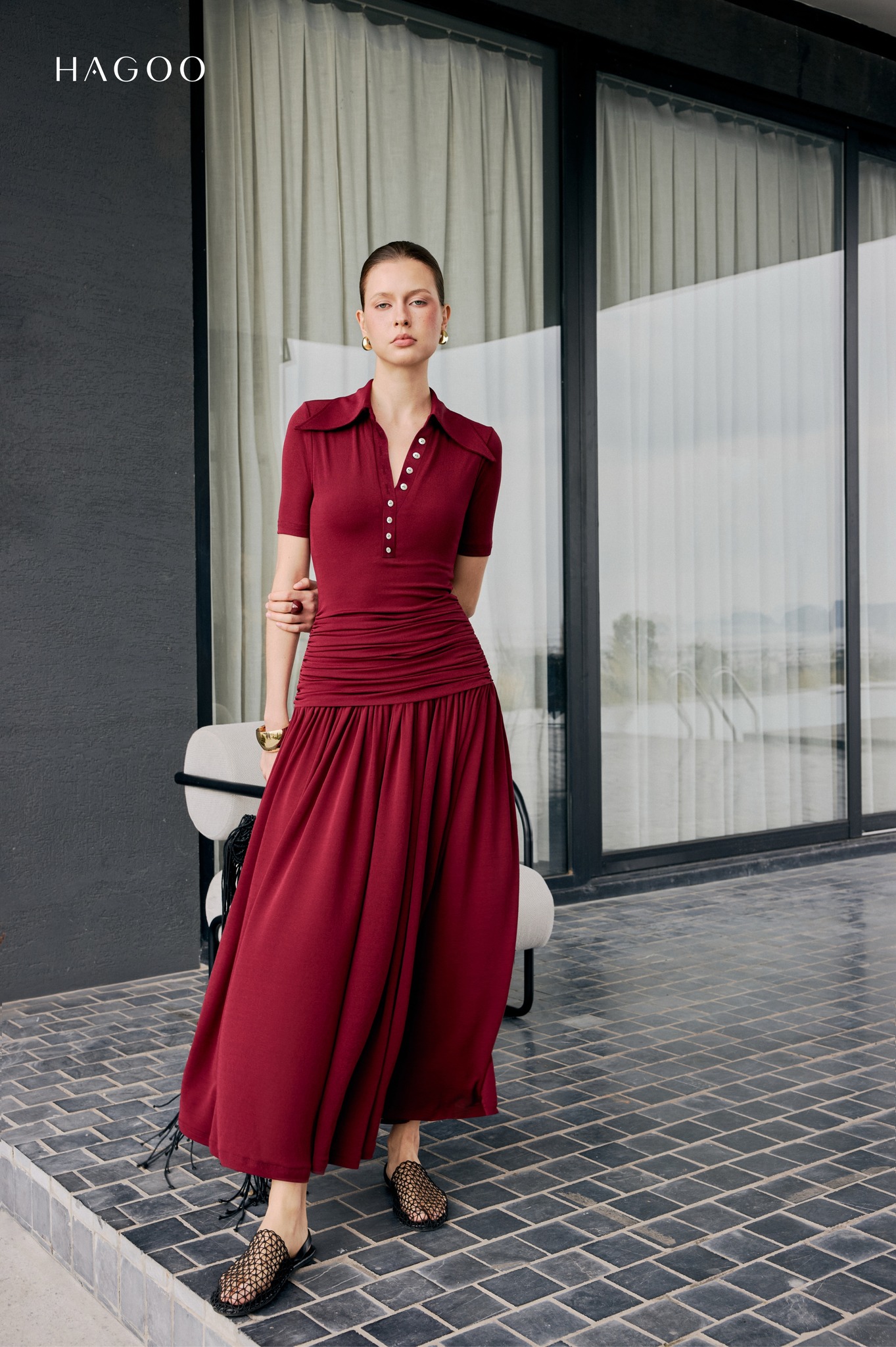 Váy Cotton Hàn HAGOO