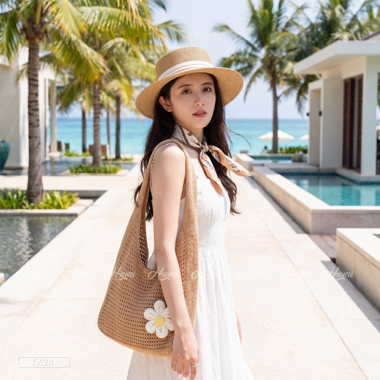 TÚI TOTE DỆT KIM ĐÍNH HOA (TX28-02 NÂU)_thumbnail_9