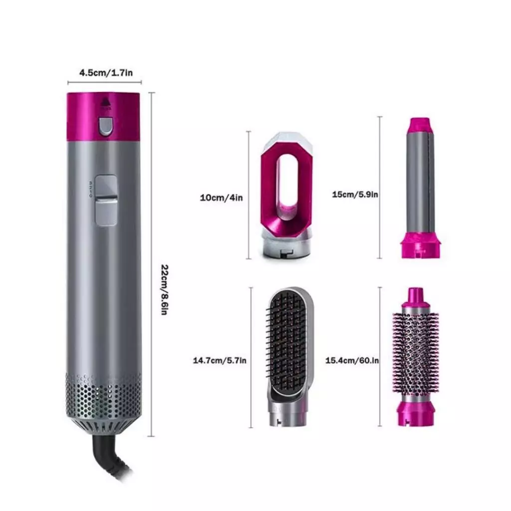 Máy Sấy Tóc Đa Năng 5in1 - Sấy tóc tạo kiểu tại nhà, tiện lợi, tạo kiểu tóc theo ý thích_thumbnail_5