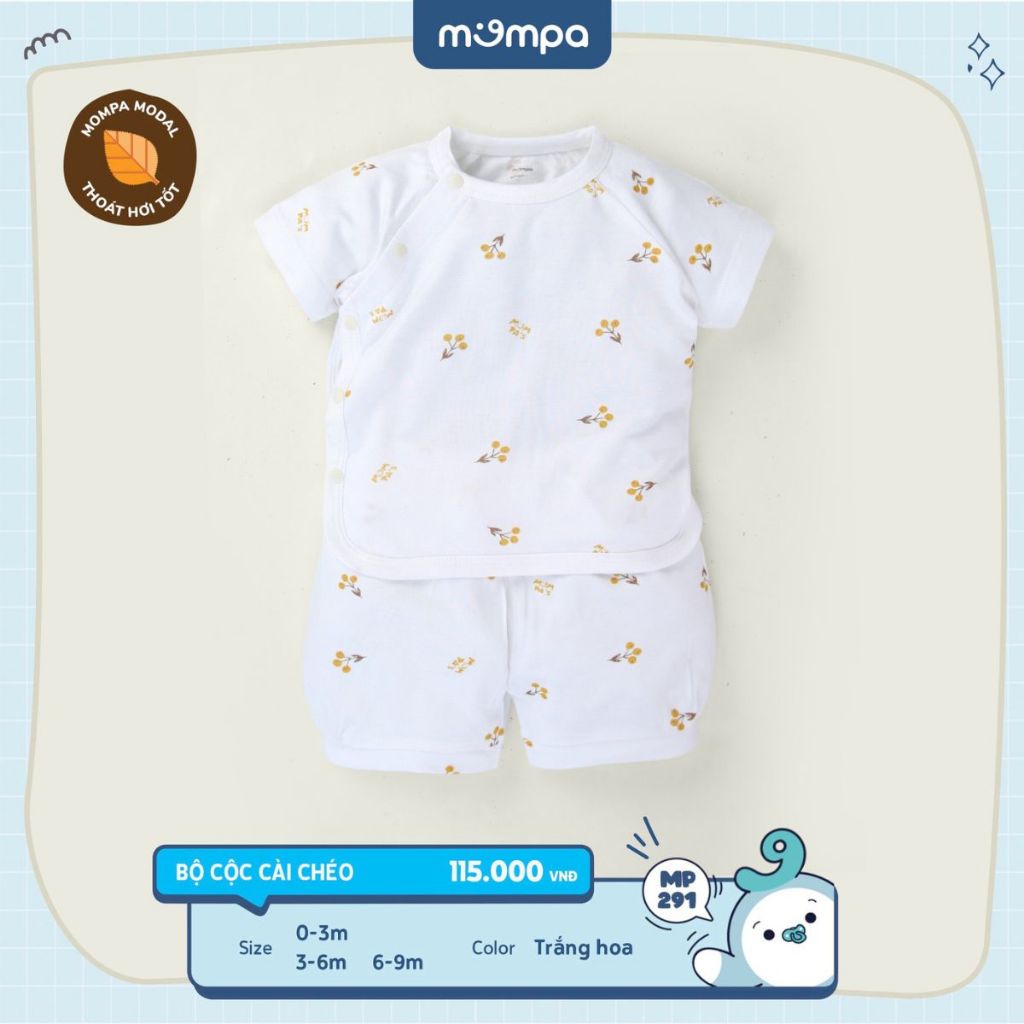 Bộ cộc cài chéo modal Mompa