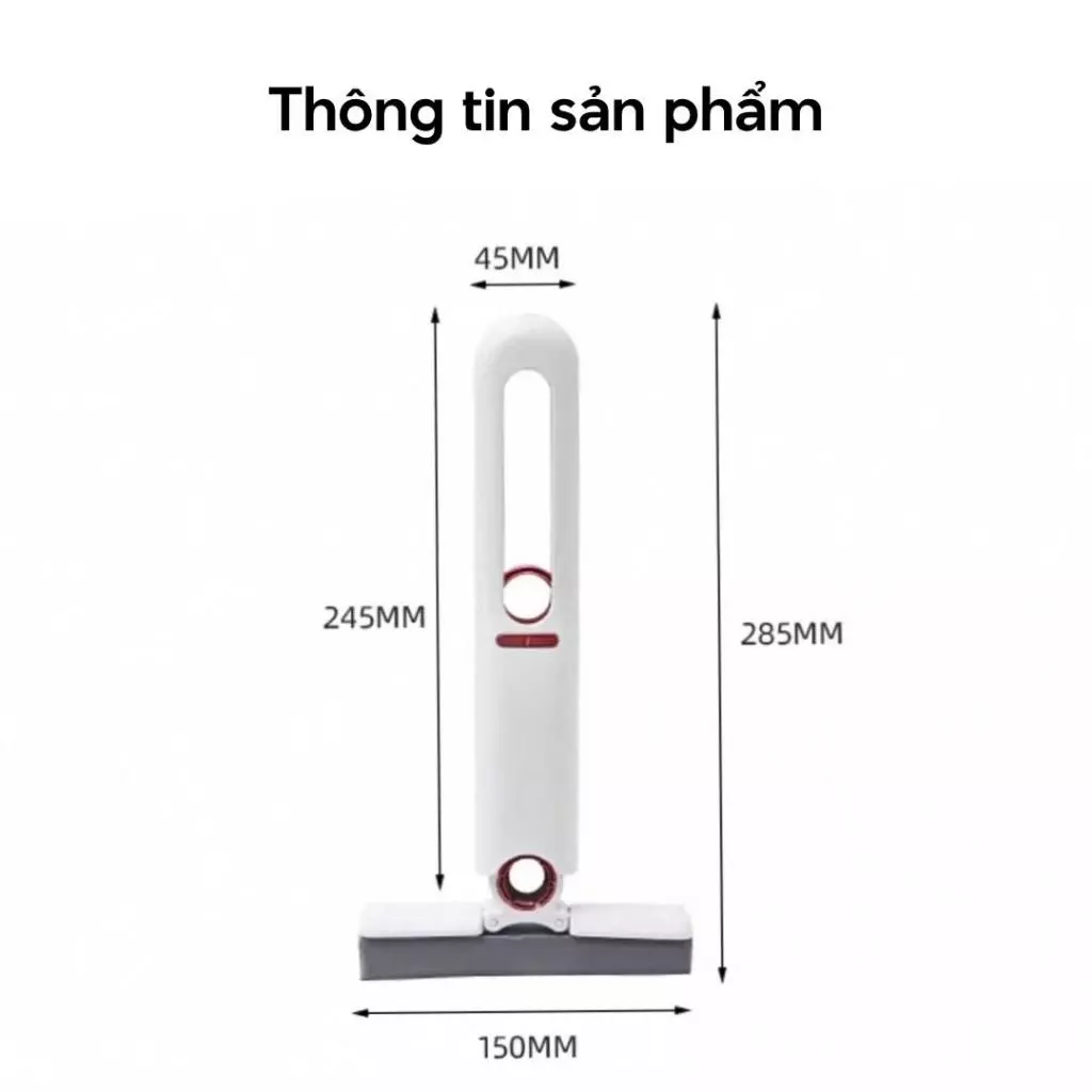 Cây Lau Cầm Tay Mini - Nhựa Cao Cấp, Đầu Bọt Biển Siêu Thấm, Kích Thước 25x15cm, Đa Năng Cho Bàn Bếp, Cửa Kính,Sàn Nhà_thumbnail_2