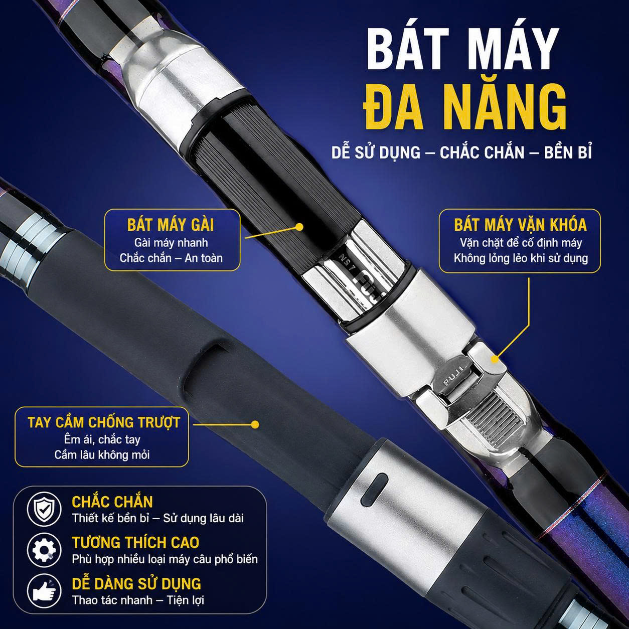 Cần Câu Xa Bờ Maris Expedition II 4.05M - 4.20M Carbon Siêu Cứng Chuyên Ném Xa Surfcasting_thumbnail_2